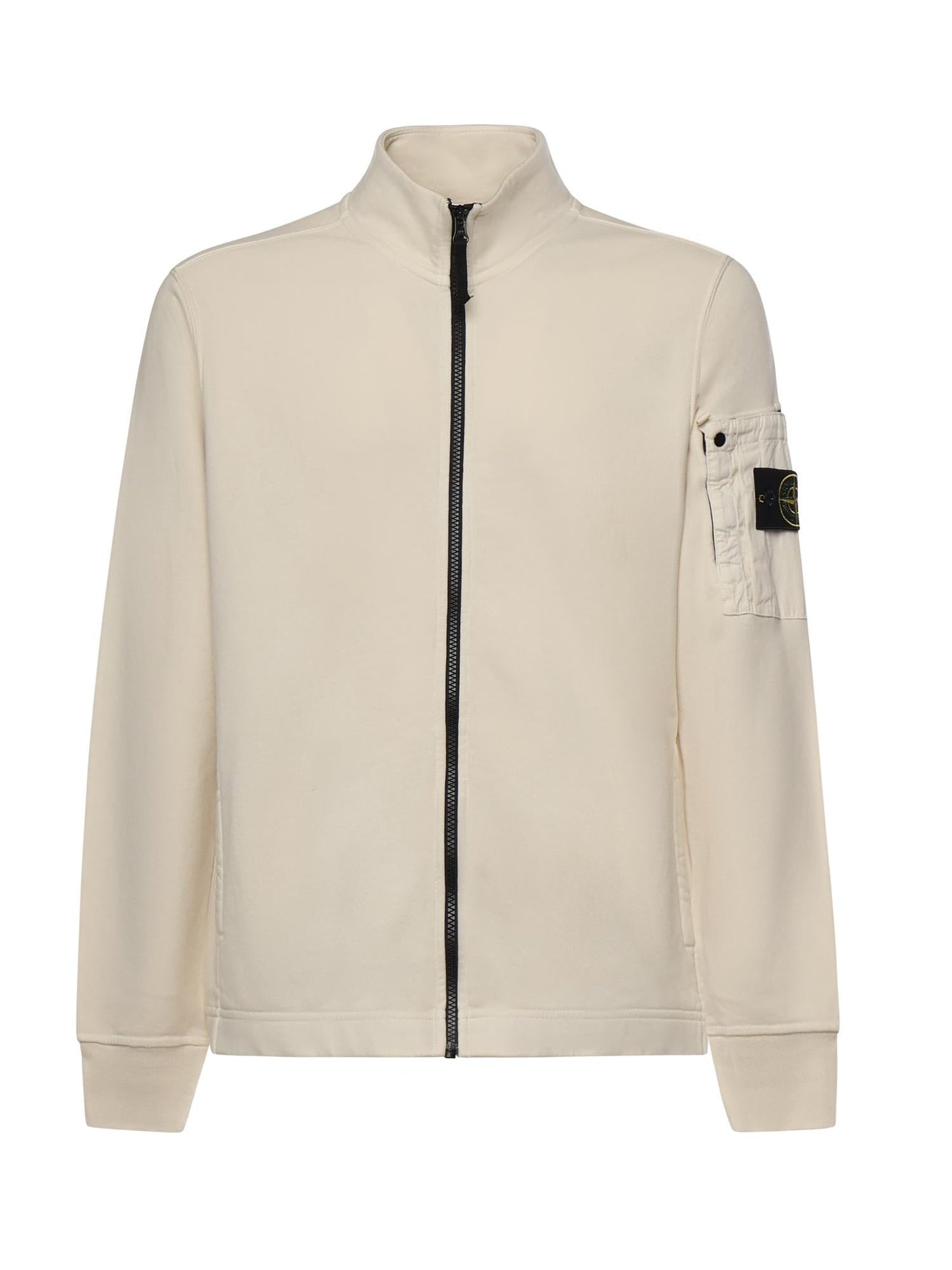 Track jacket in felpa di cotone