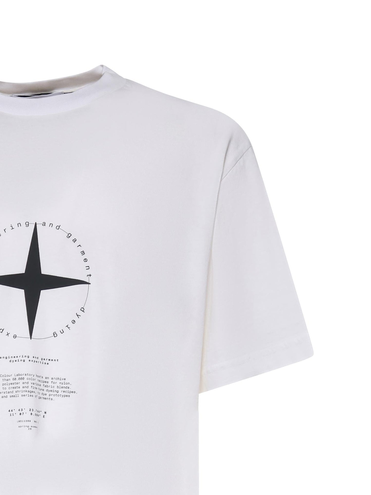 T-shirt con stampa 'Light Compass'