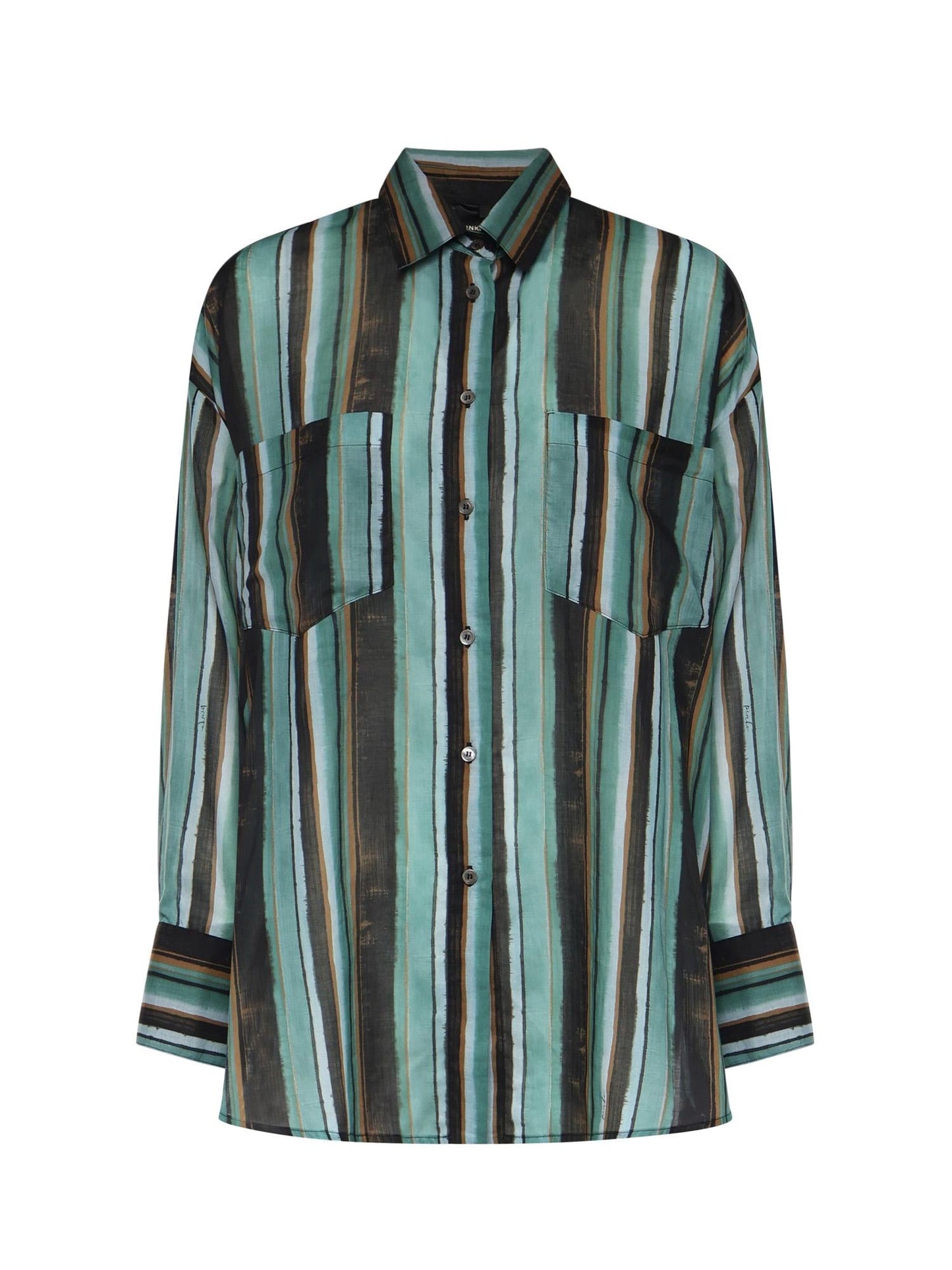 Camicia a righe in cotone