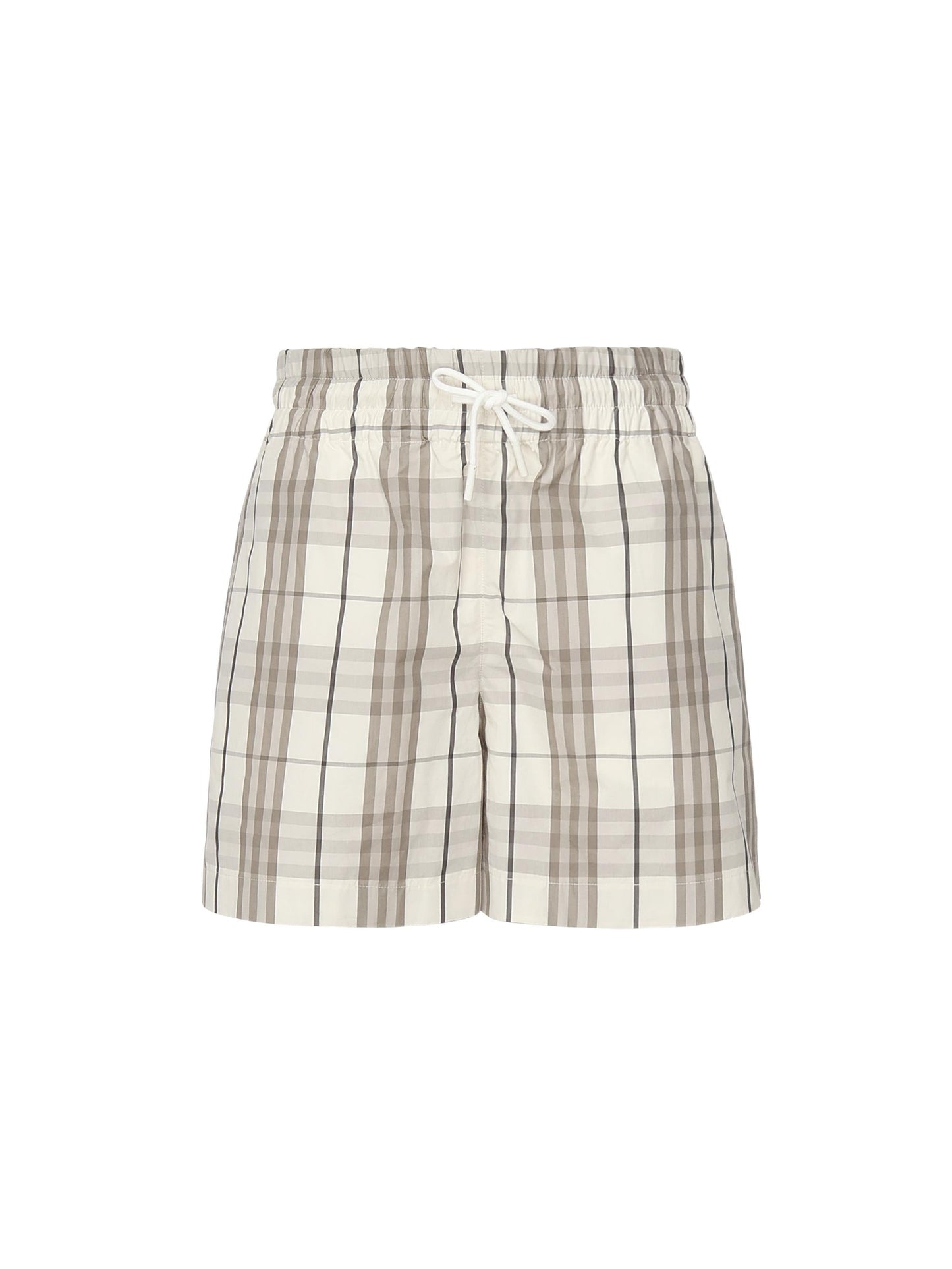 Short check in cotone