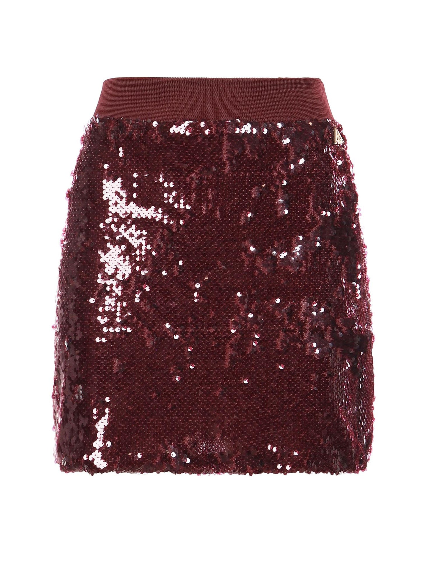 Minigonna con paillettes