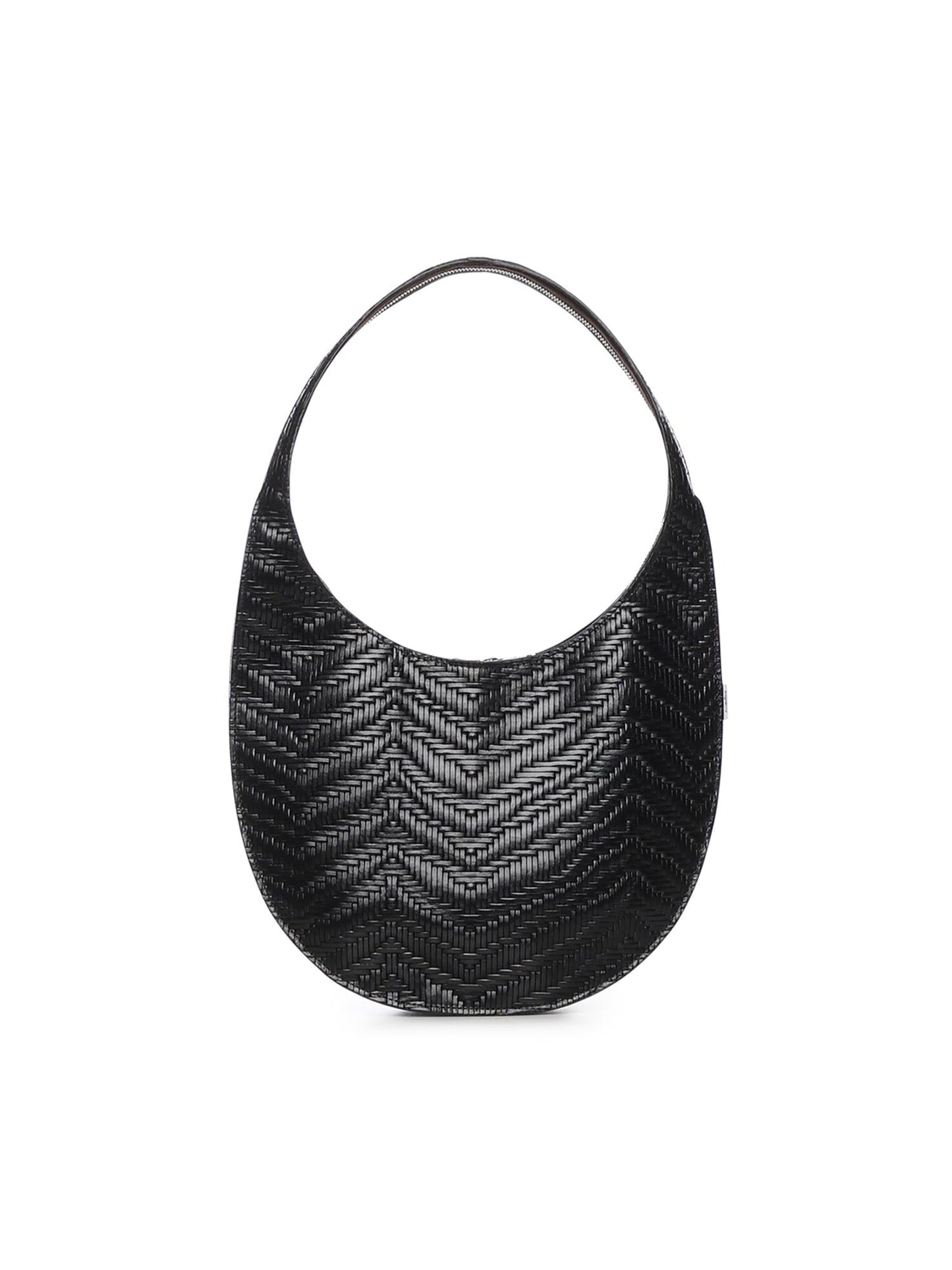 Borsa a spalla Soft Swipe media in pelle