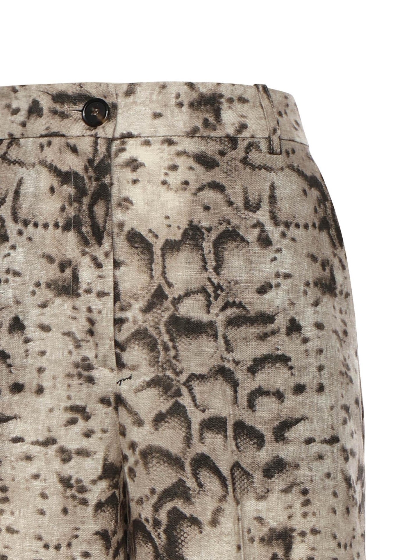 Bermuda con stampa snake