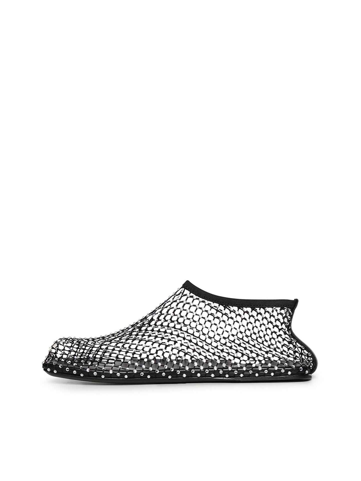 Ballerina Minette in mesh con cristalli