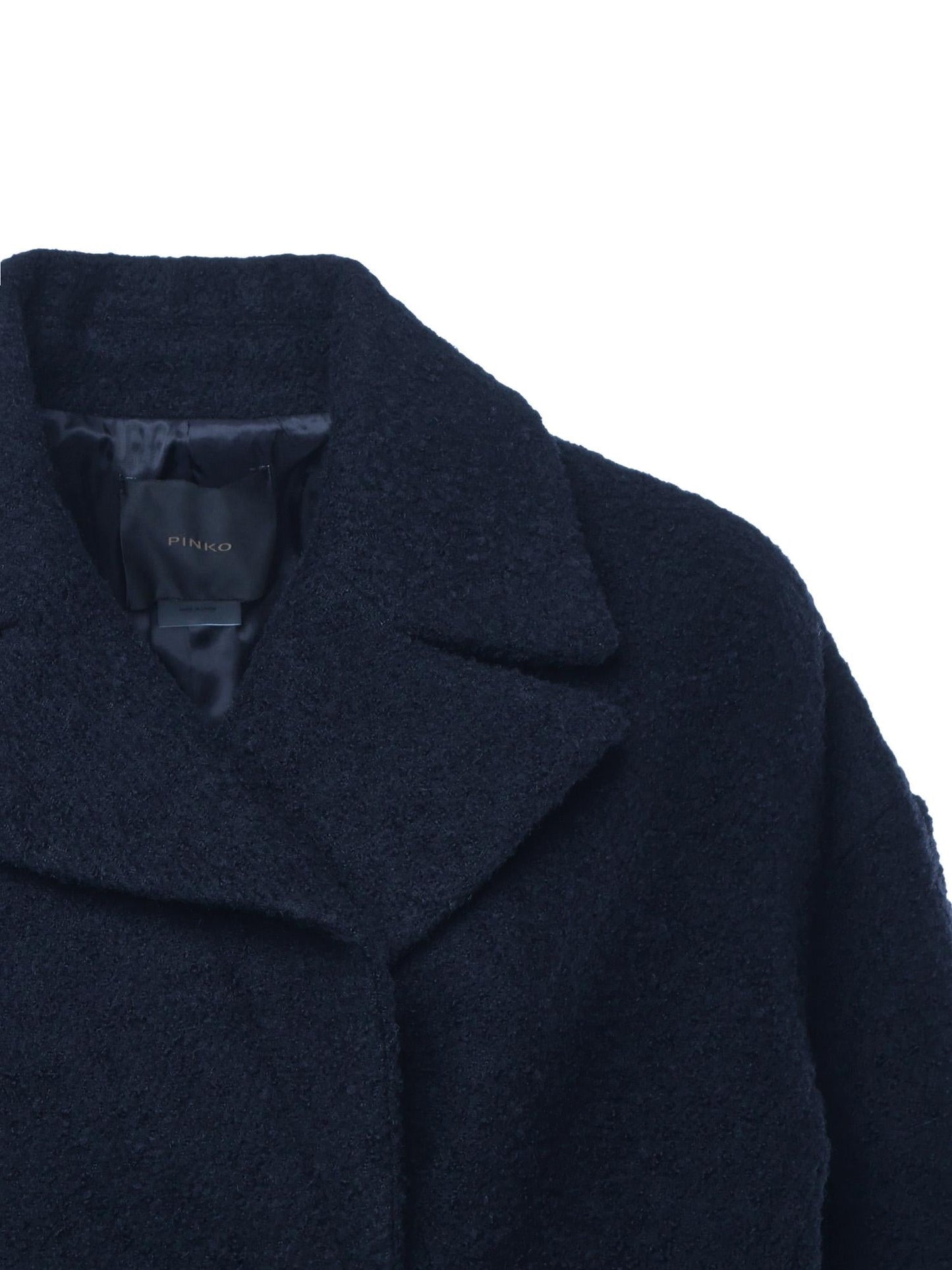 Cappotto caban doppiopetto in bouclé