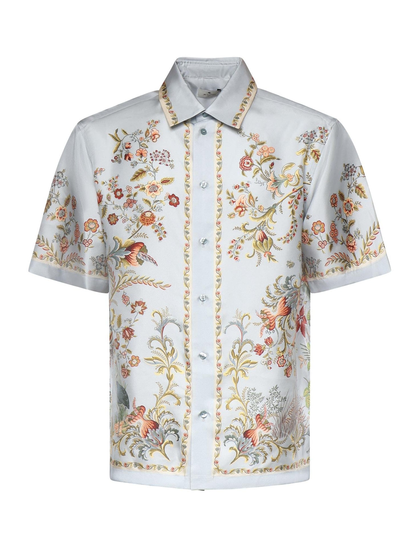 Camicia in seta con stampa