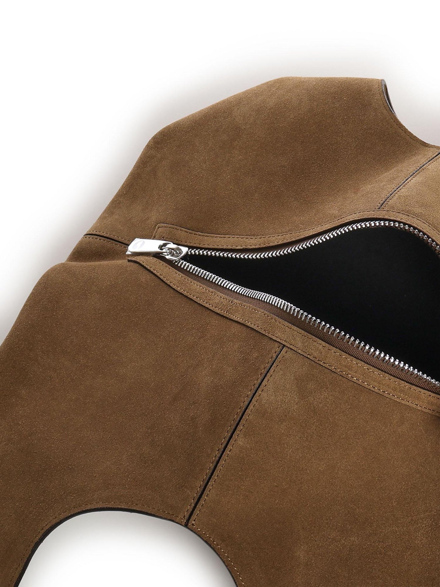 Borsa Folded in pelle scamosciata