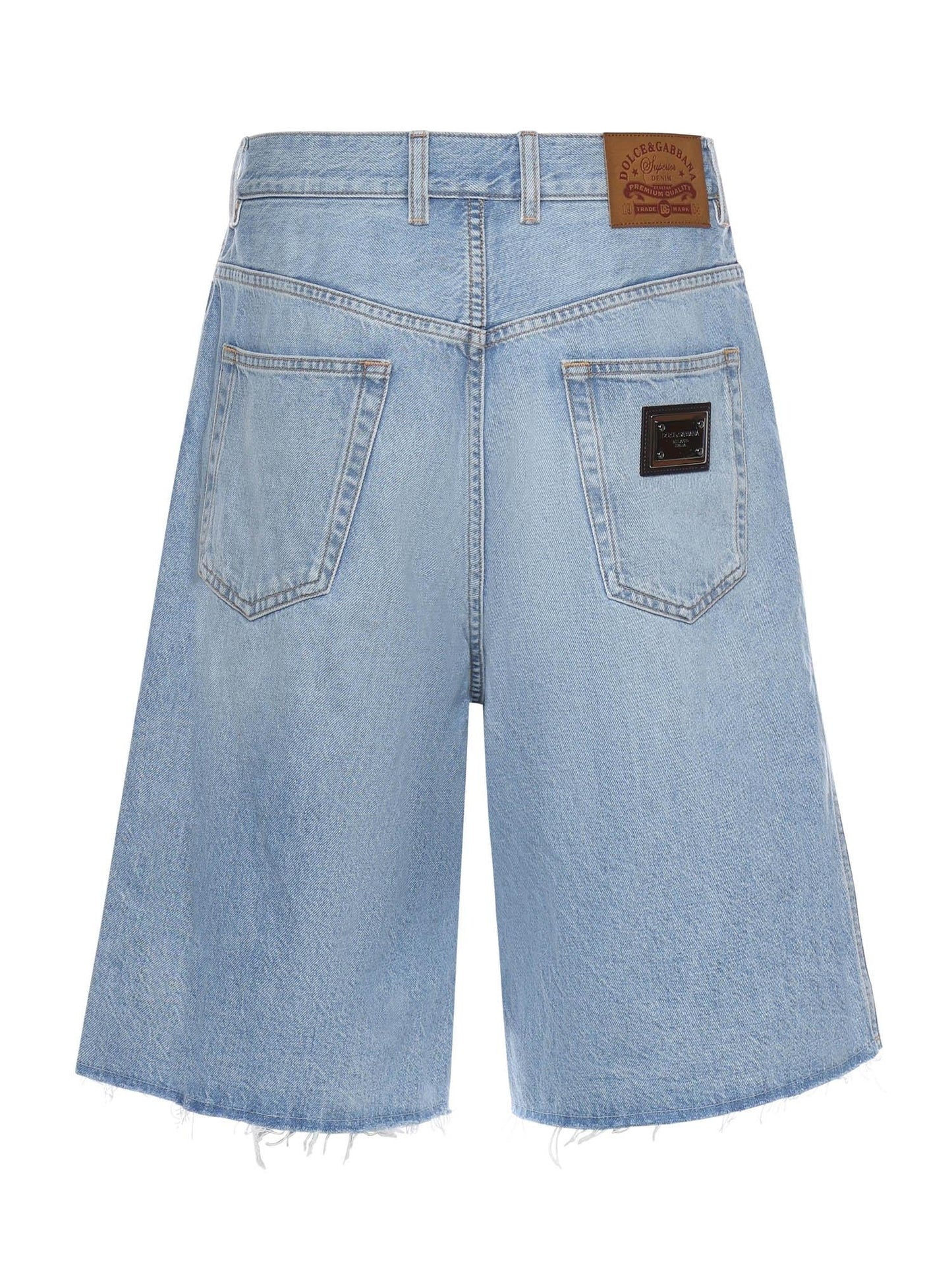 Bermuda in denim di cotone