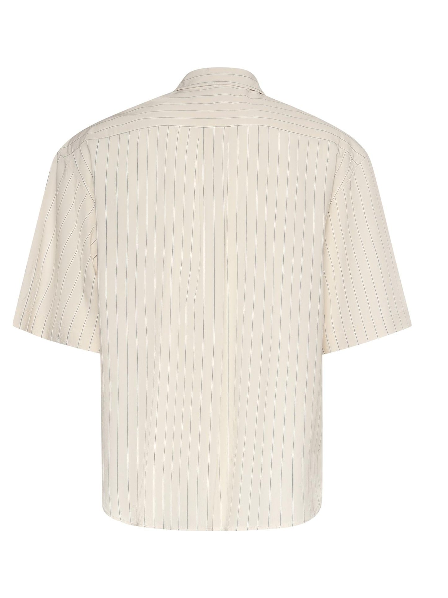 Camicia a righe in misto viscosa
