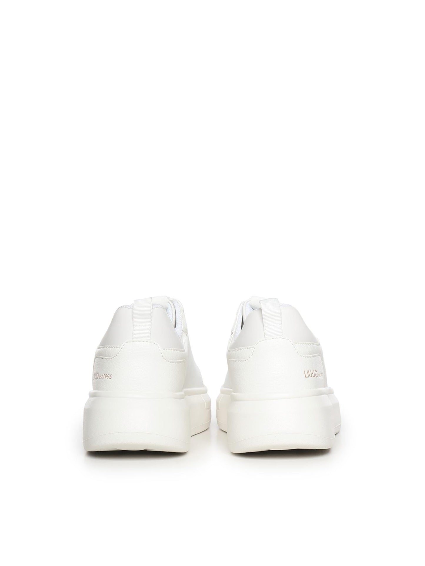 Sneakers platform in pelle