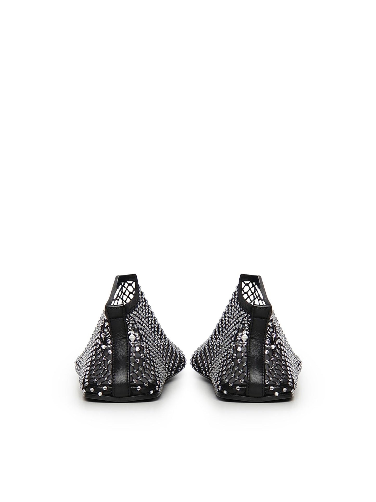 Ballerina Minette in mesh con cristalli