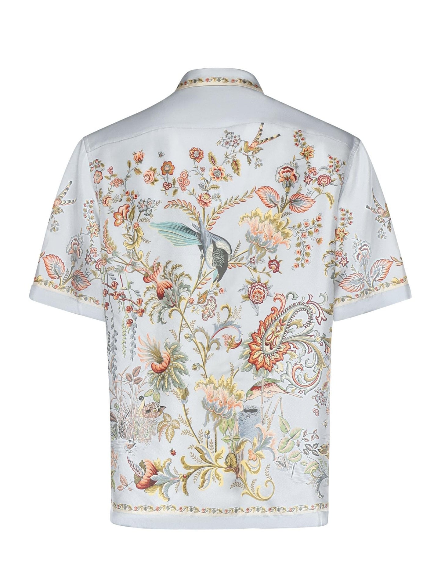 Camicia in seta con stampa