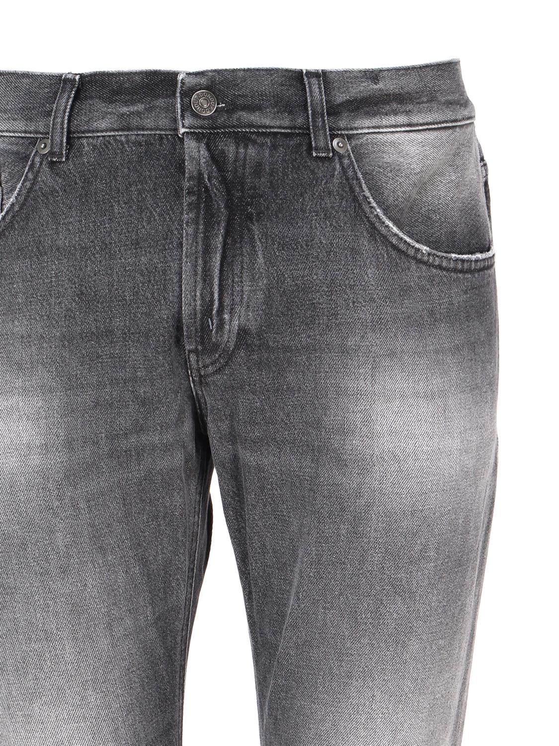 Jeans in cotone con sfumature