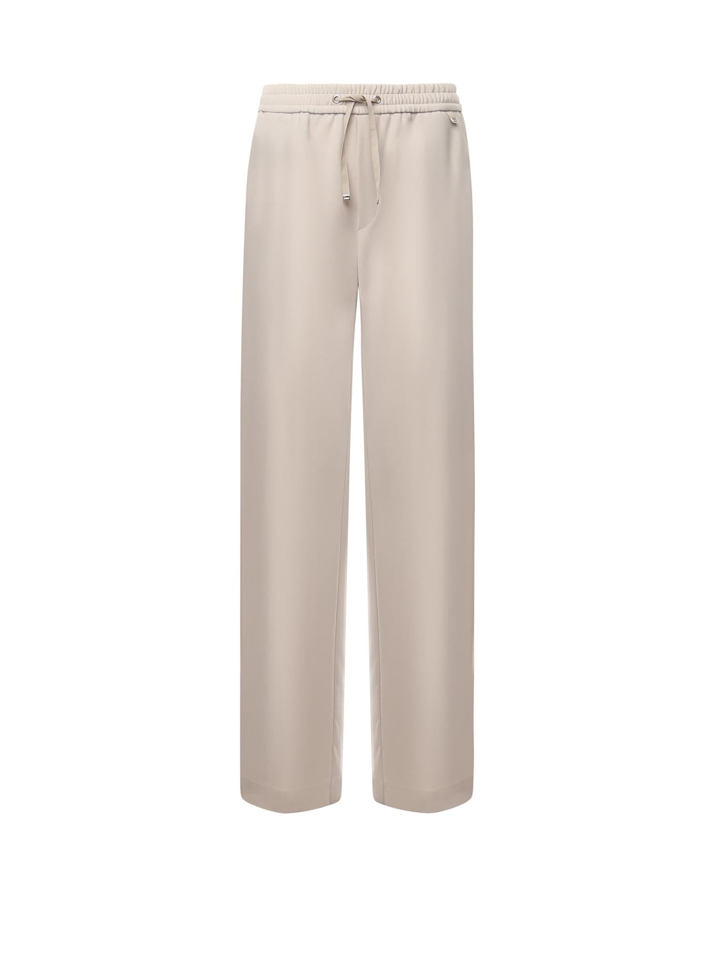 Pantalone in matt crepe satin