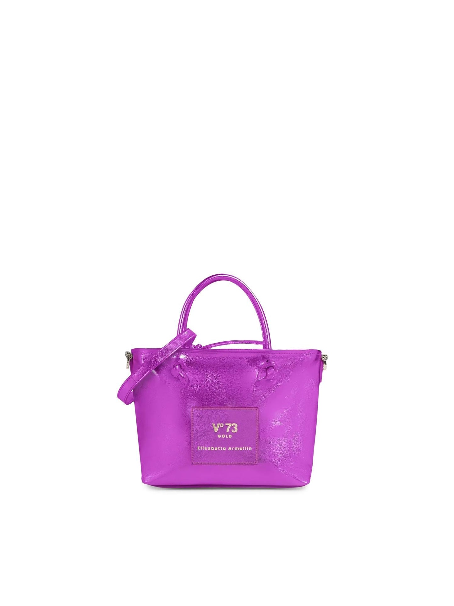 Mini bag in pelle con logo