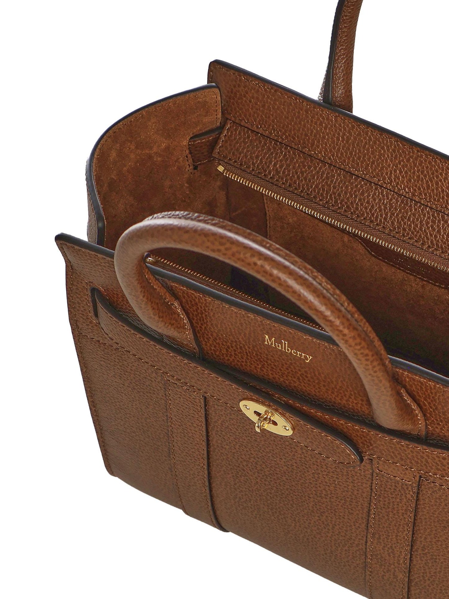 Borsa mini Zipped Bayswater in pelle