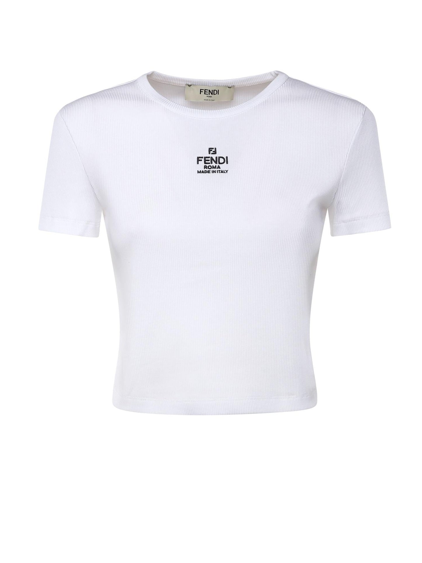 Top cropped in cotone