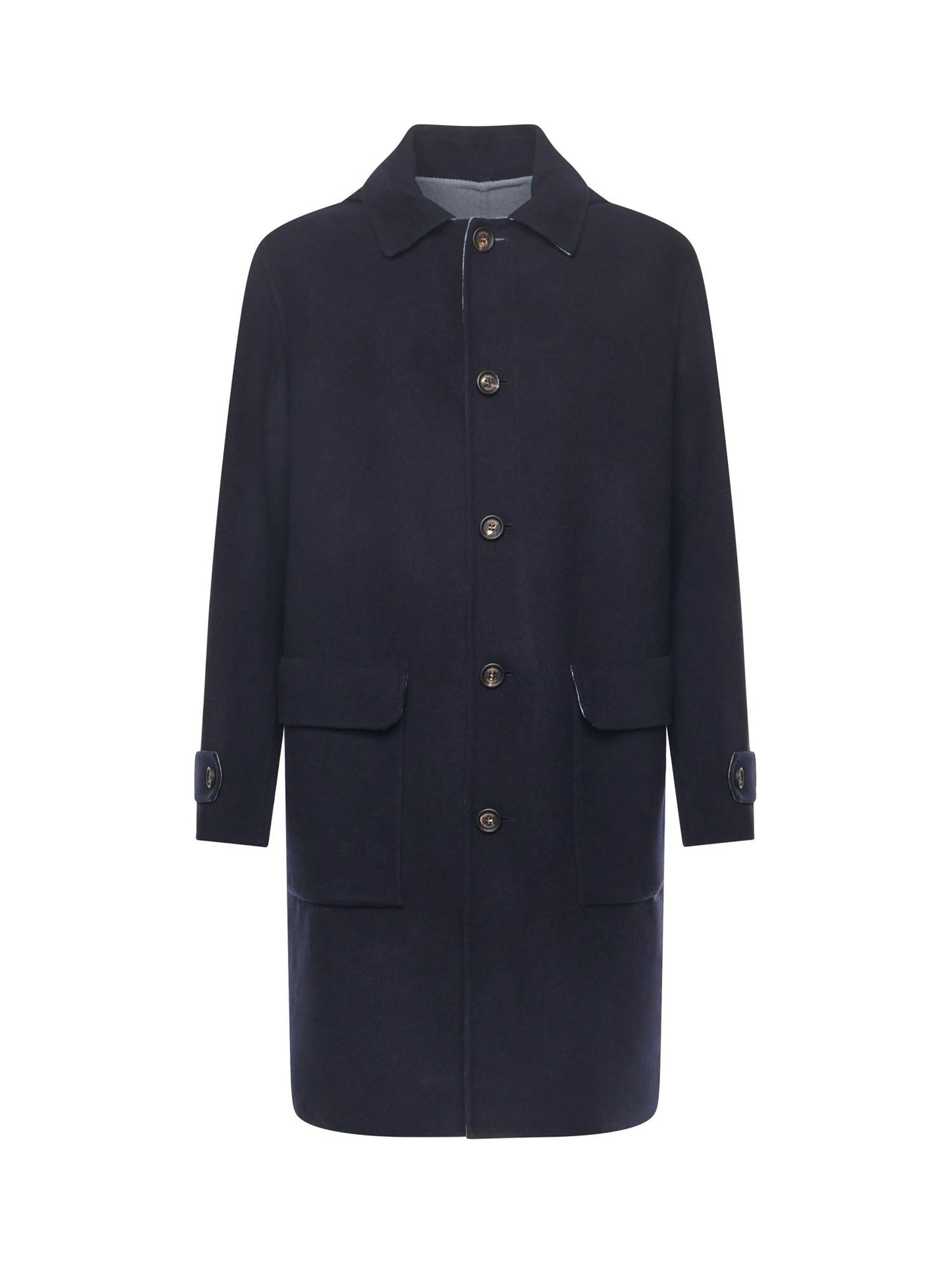 Cappotto monopetto in lana