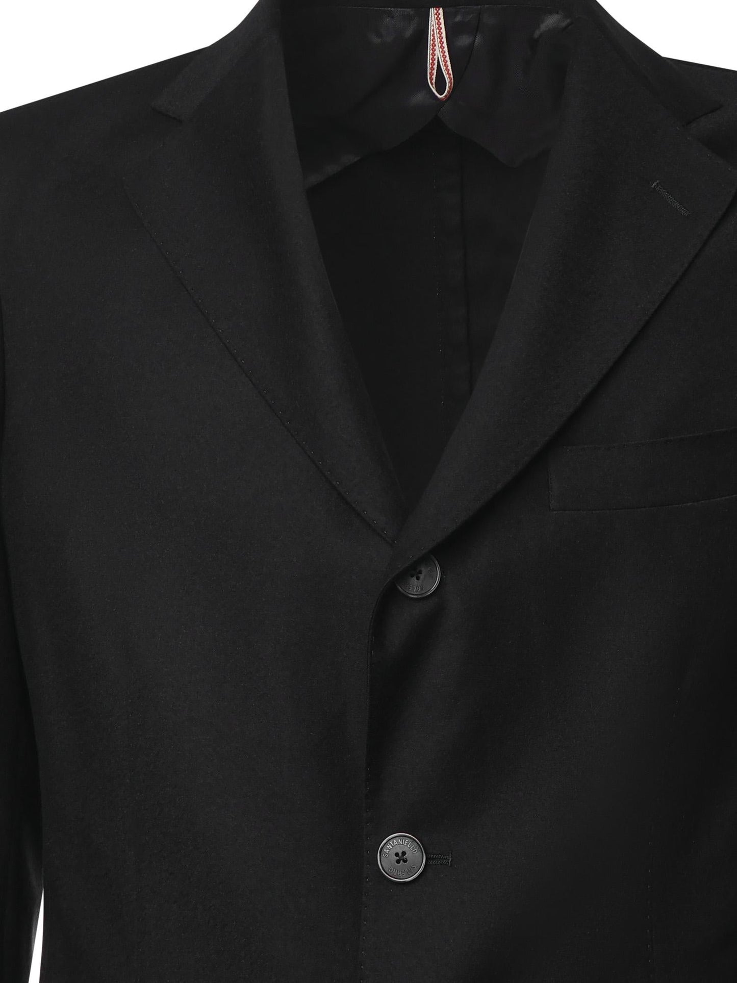 Abito monopetto in lana e cashmere