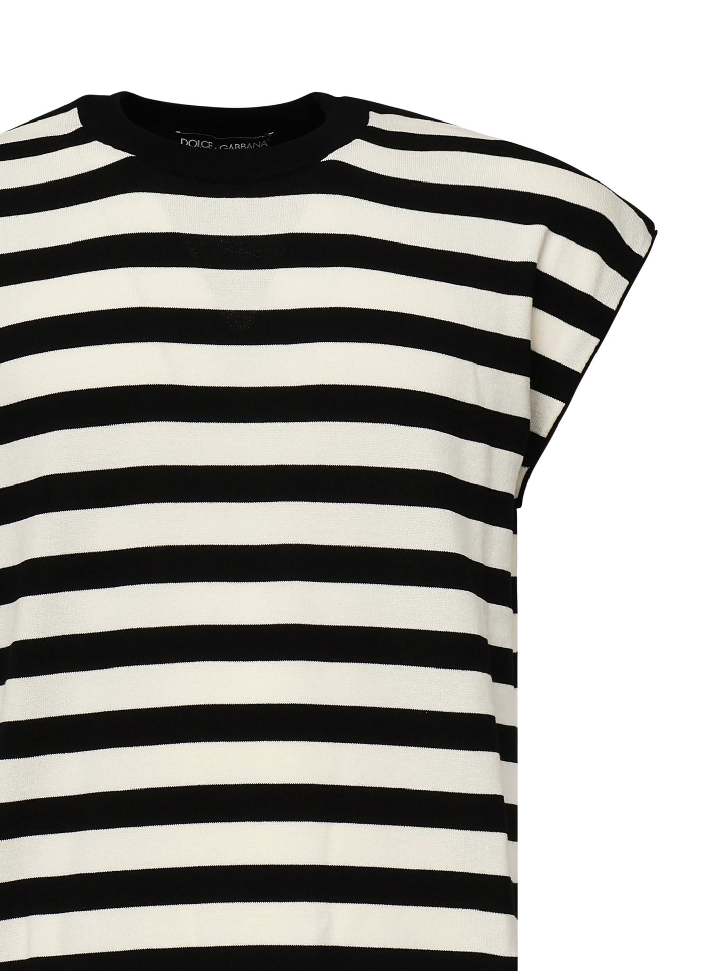 t-shirt kimono in maglia a righe