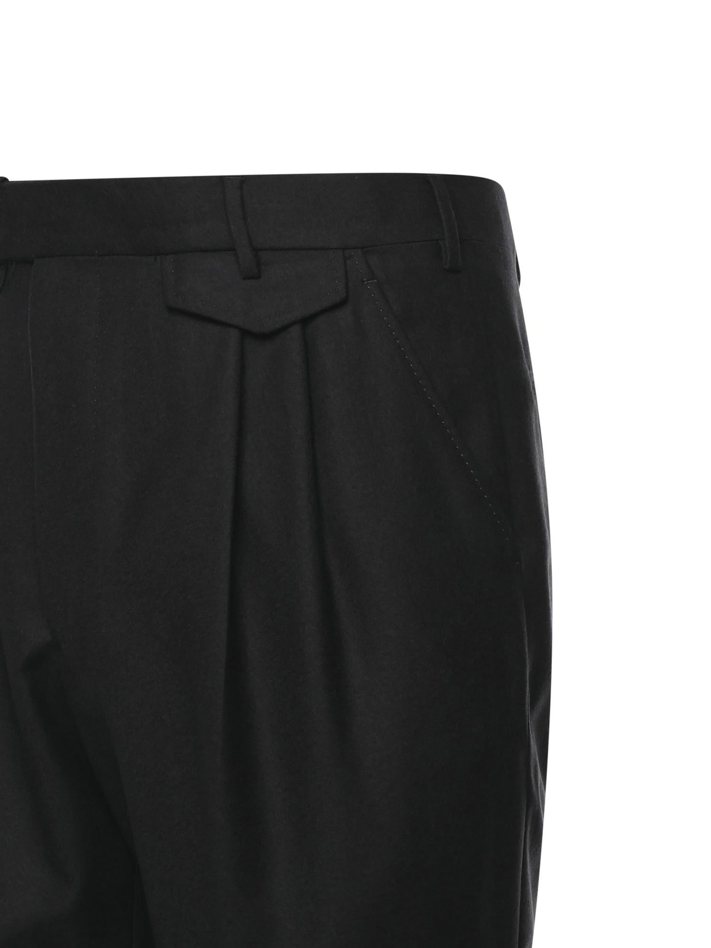 Abito monopetto in lana e cashmere