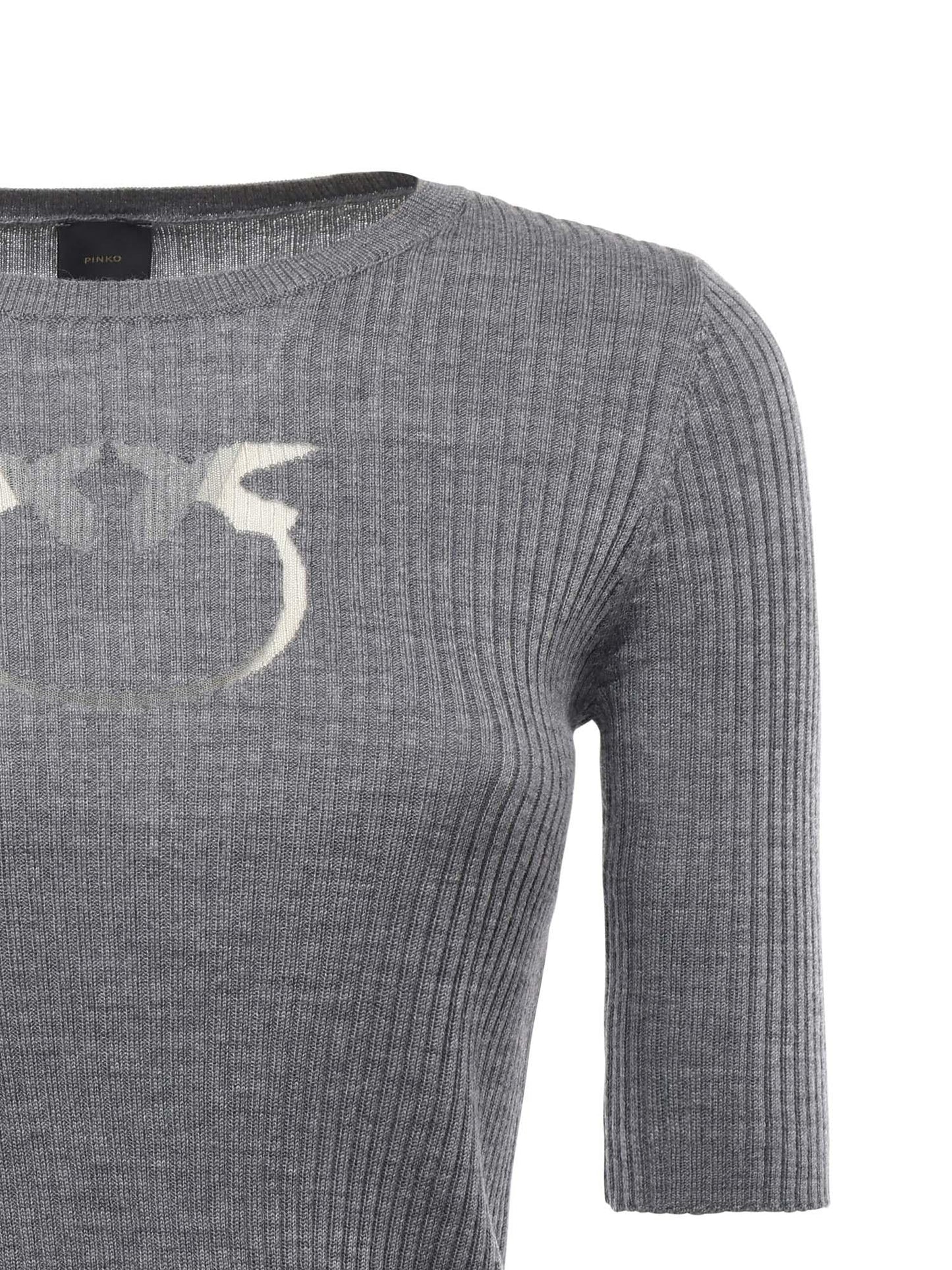 Maglia cropped con logo