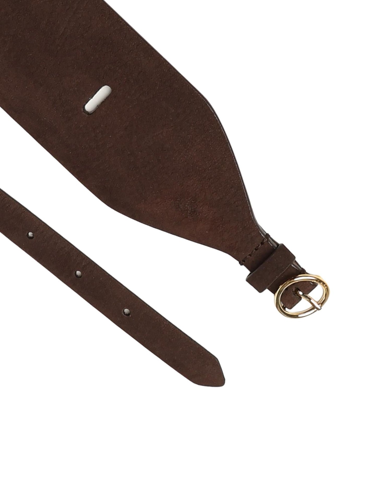 Cintura larga doppia in suede