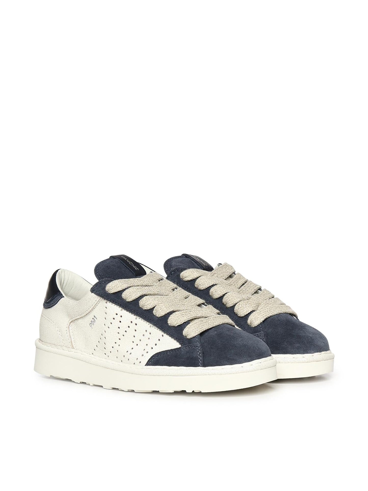 Sneaker P001 in camoscio