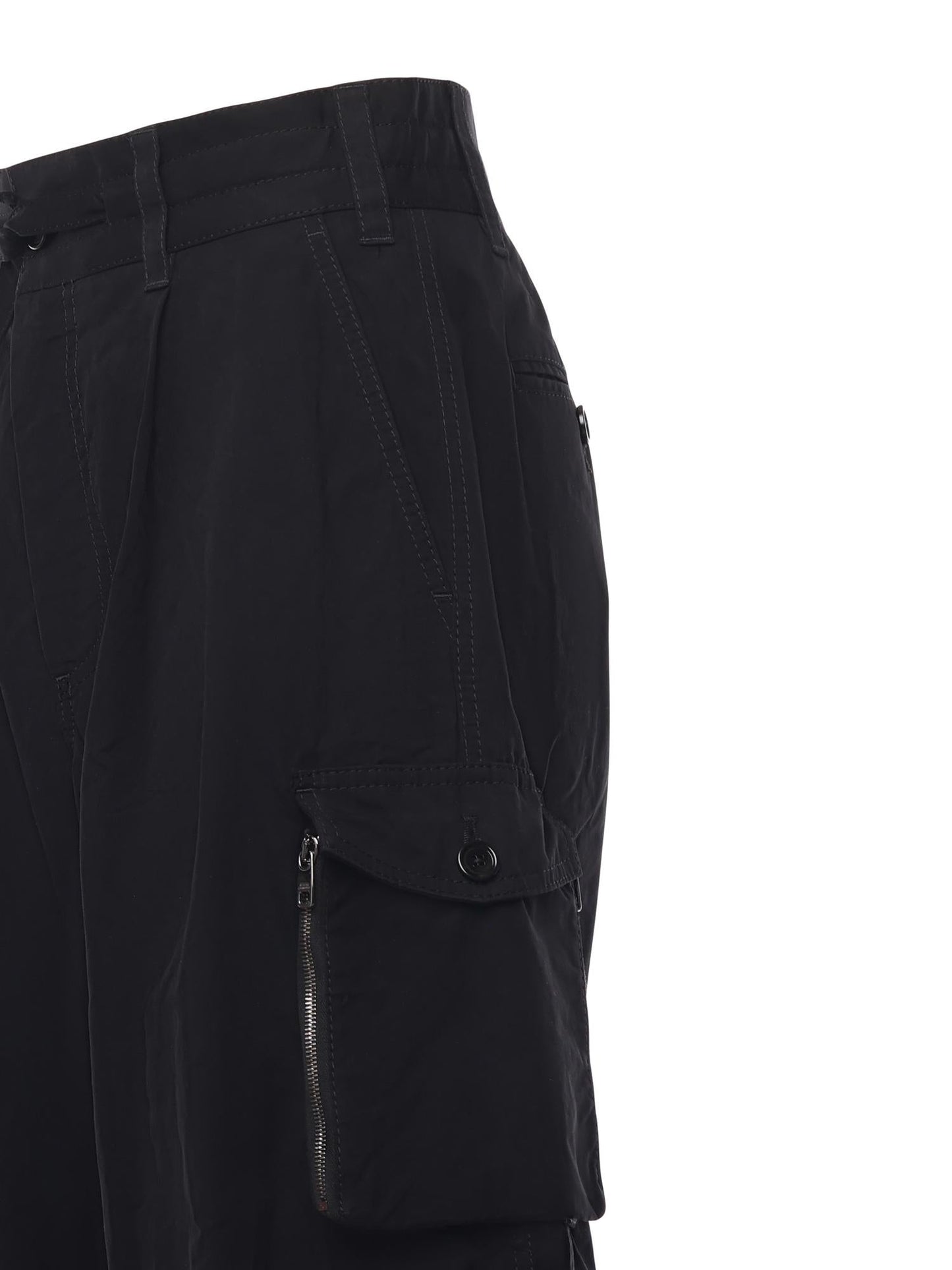 Pantaloni cargo in faille