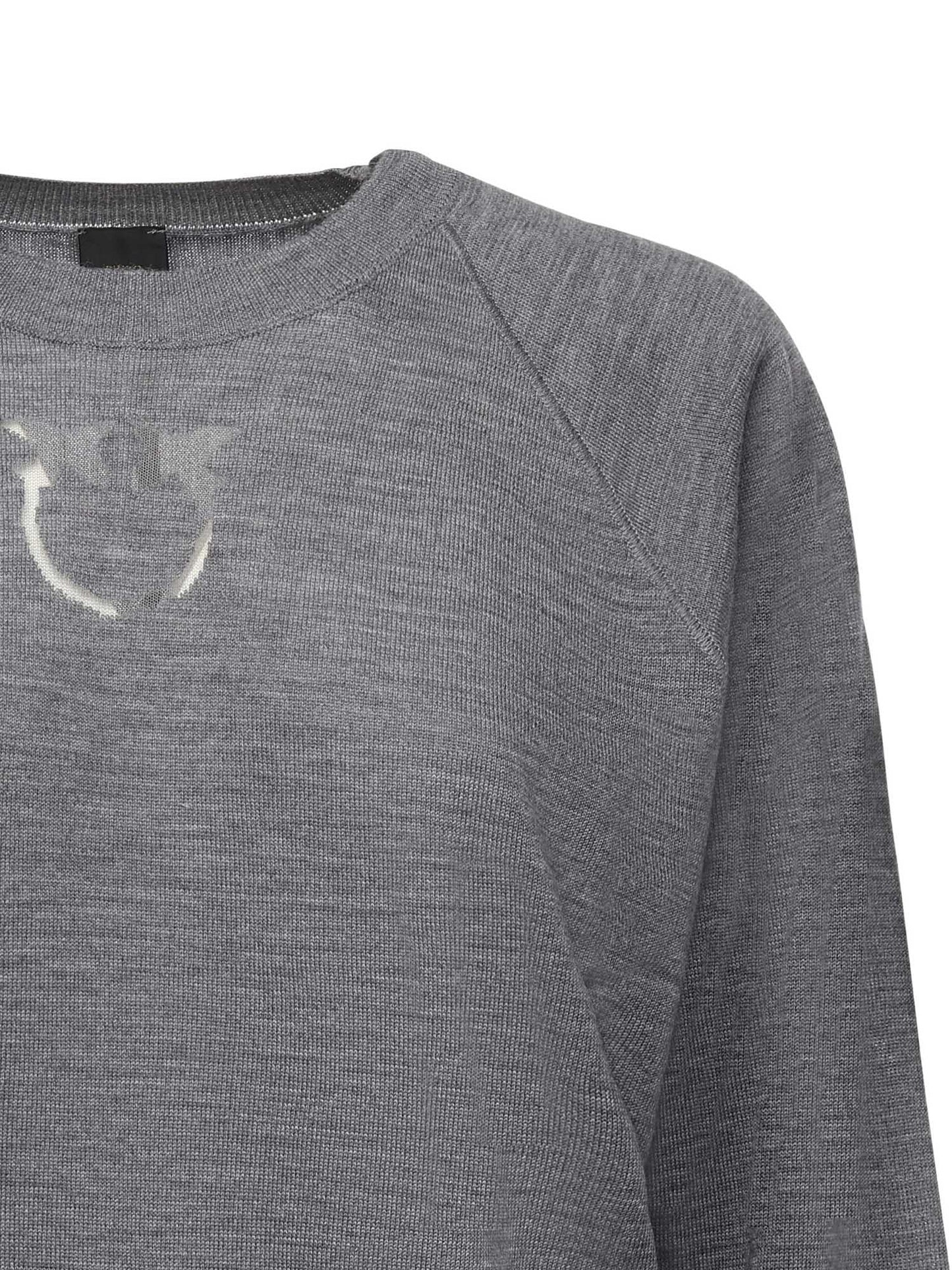 Maglia con logo in lana