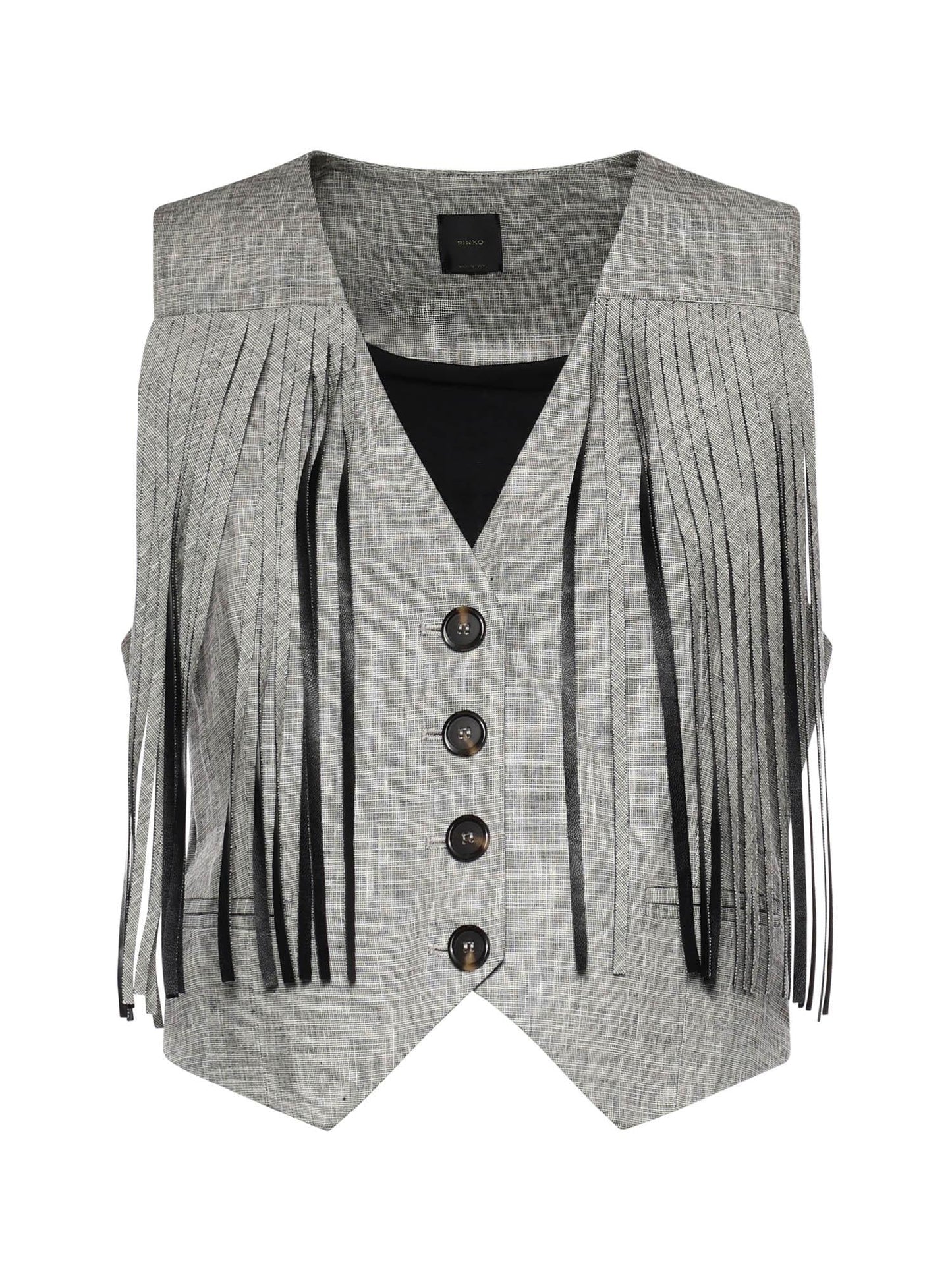 Gilet con frange