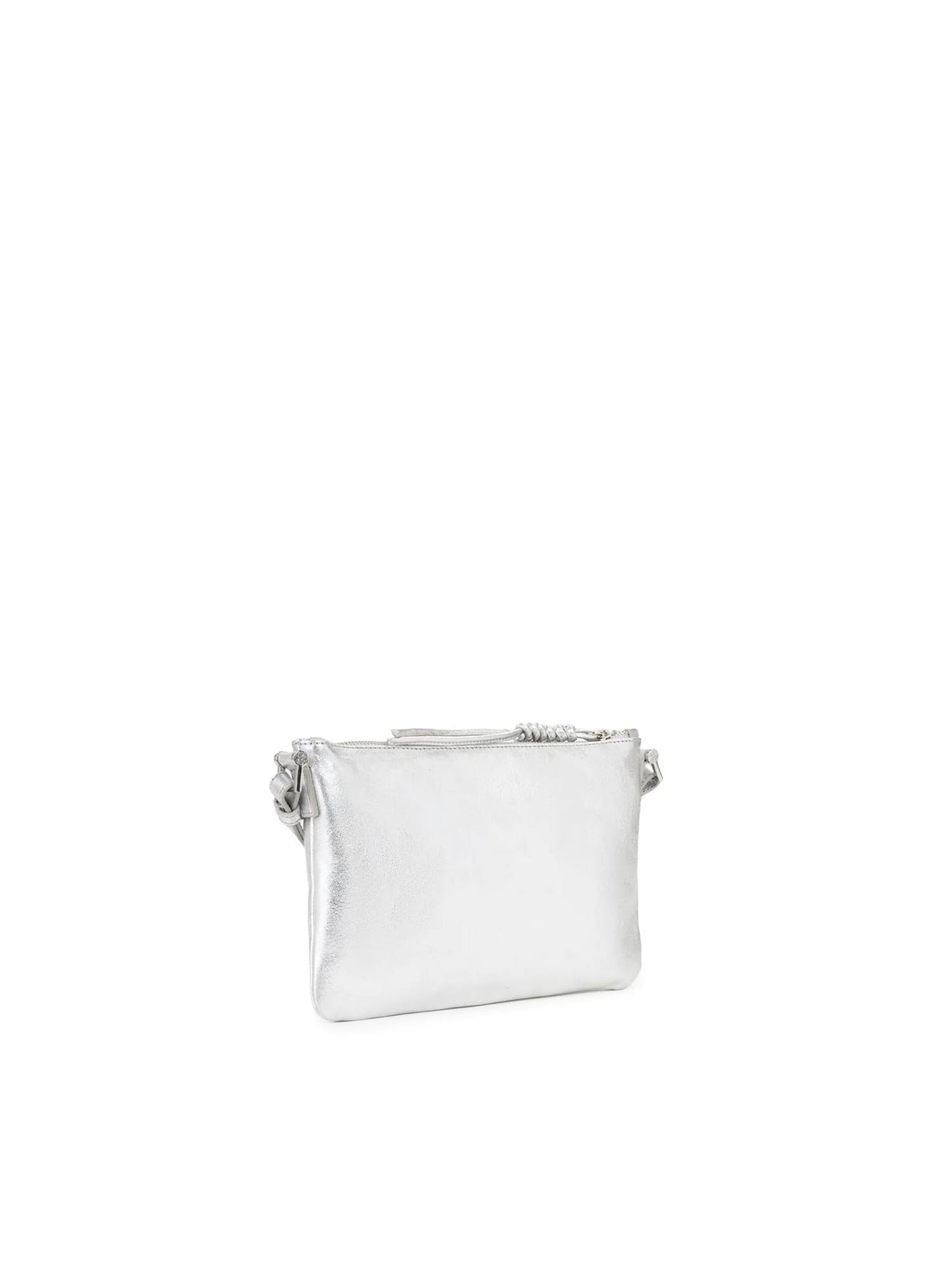 Borsa a tracolla in pelle con logo