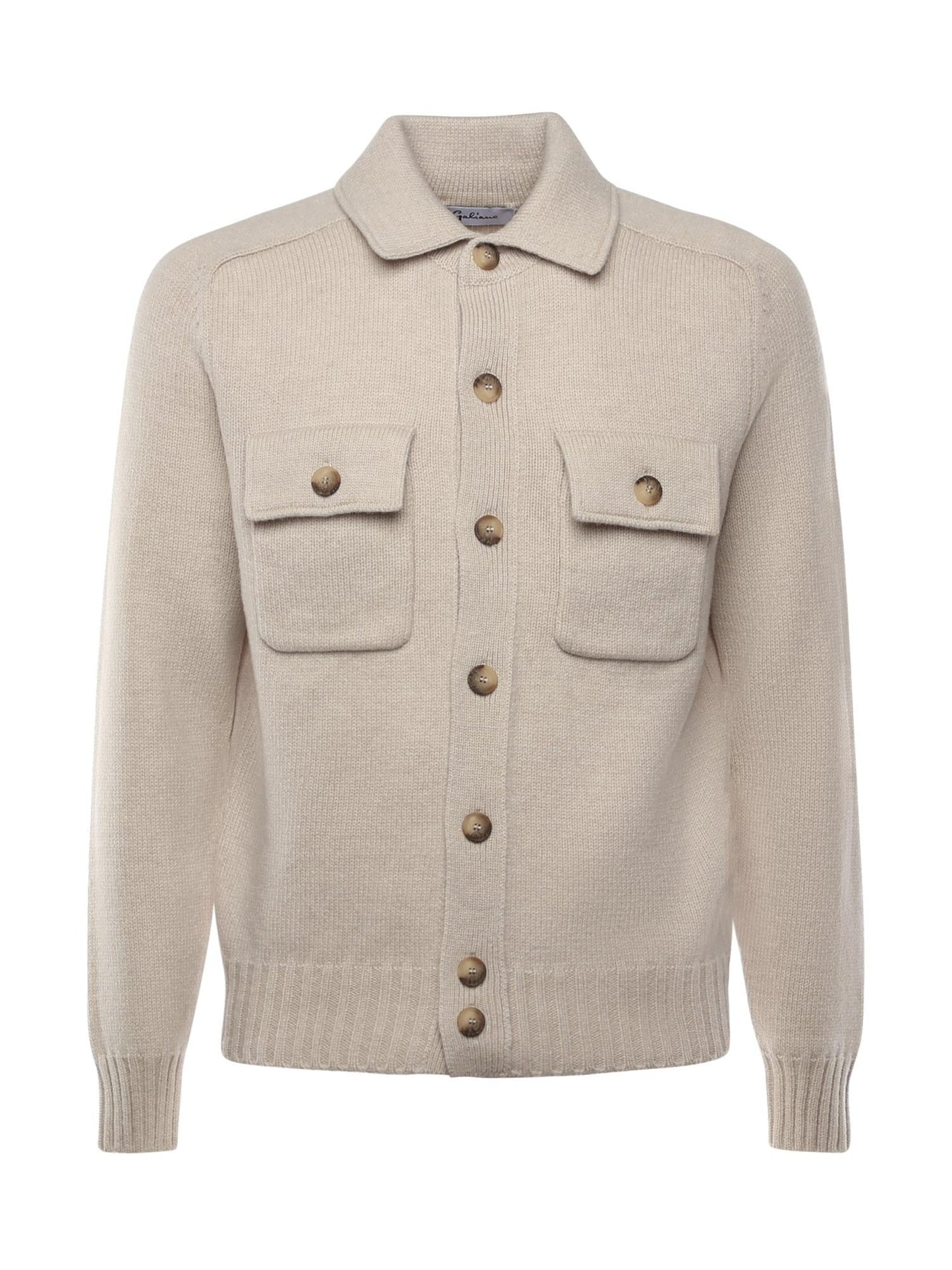 Overshirt in lana vergine