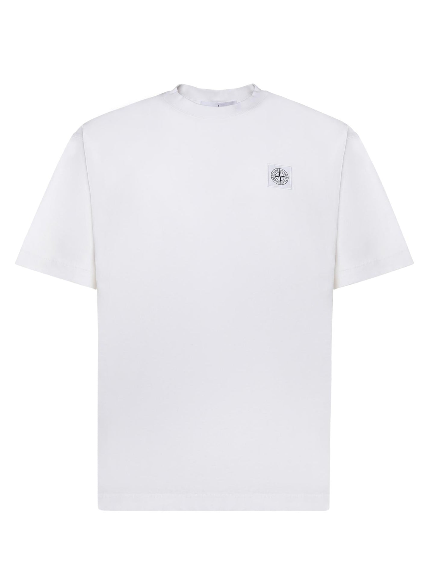 T-shirt con patch Compass in jersey di cotone