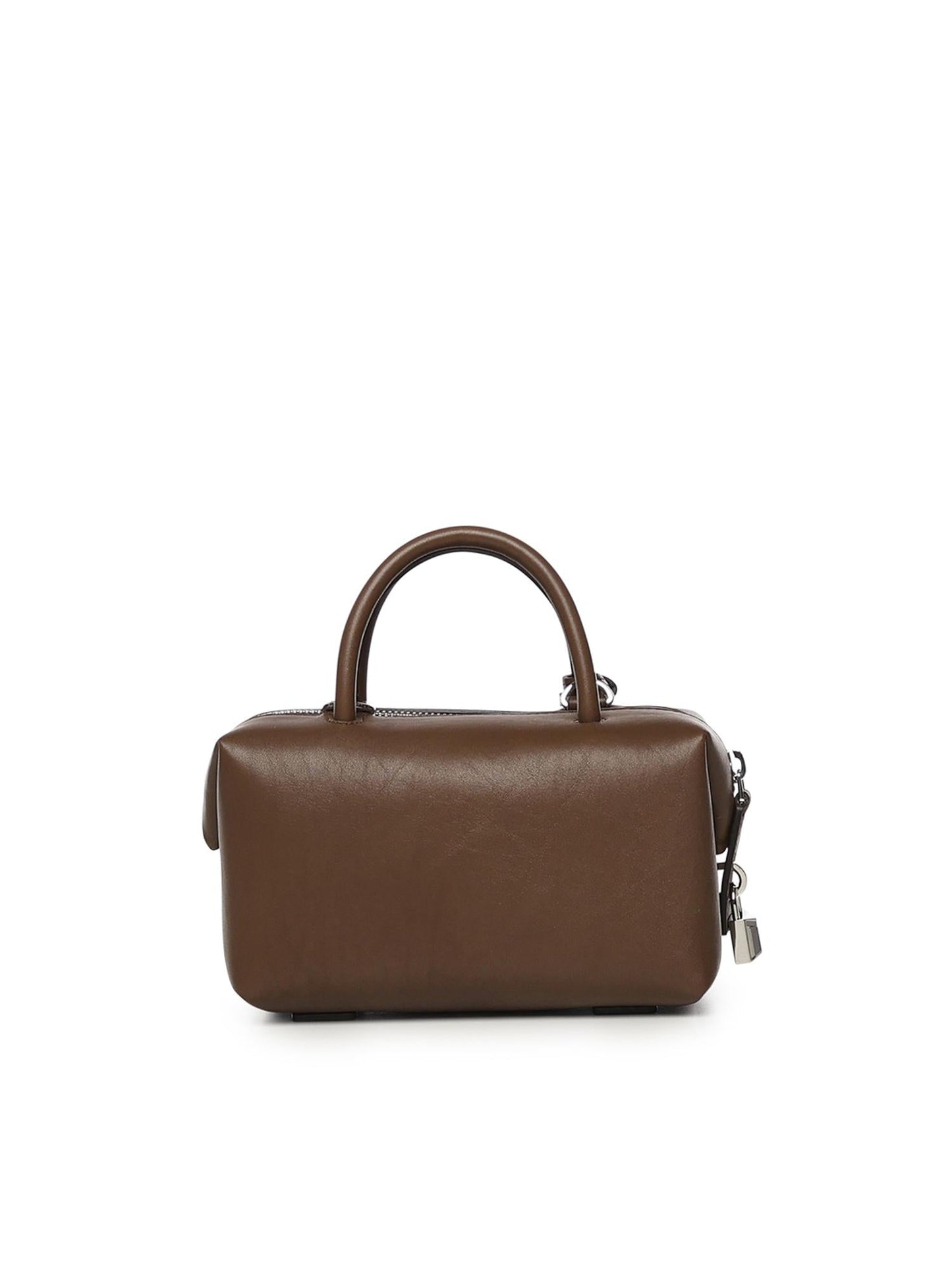 Bauletto in pelle con logo