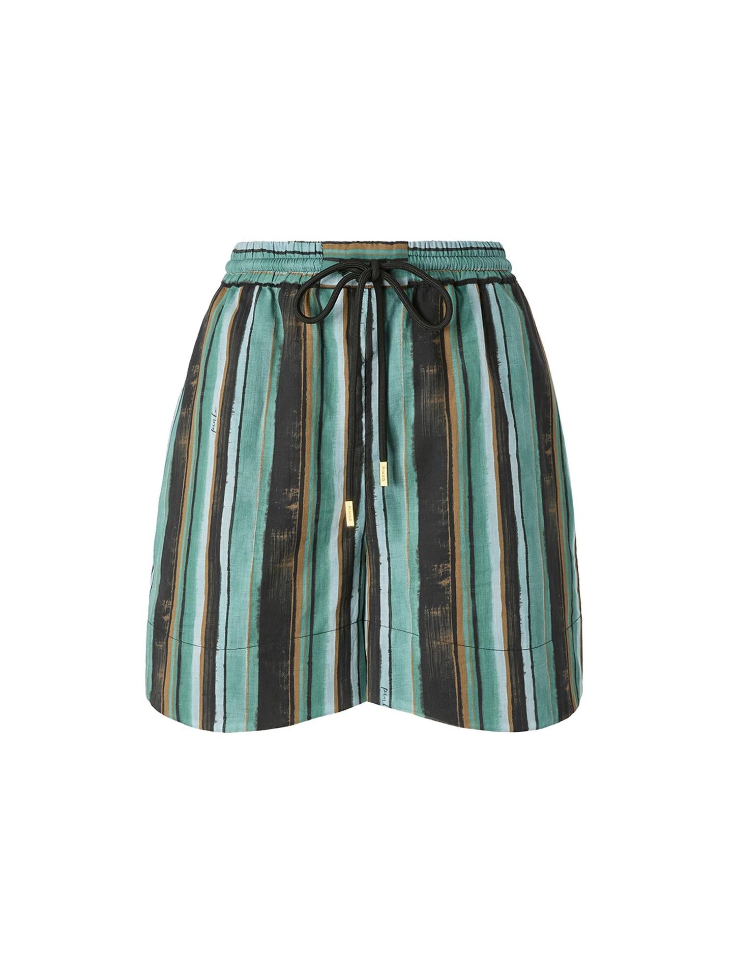 Shorts a righe in cotone