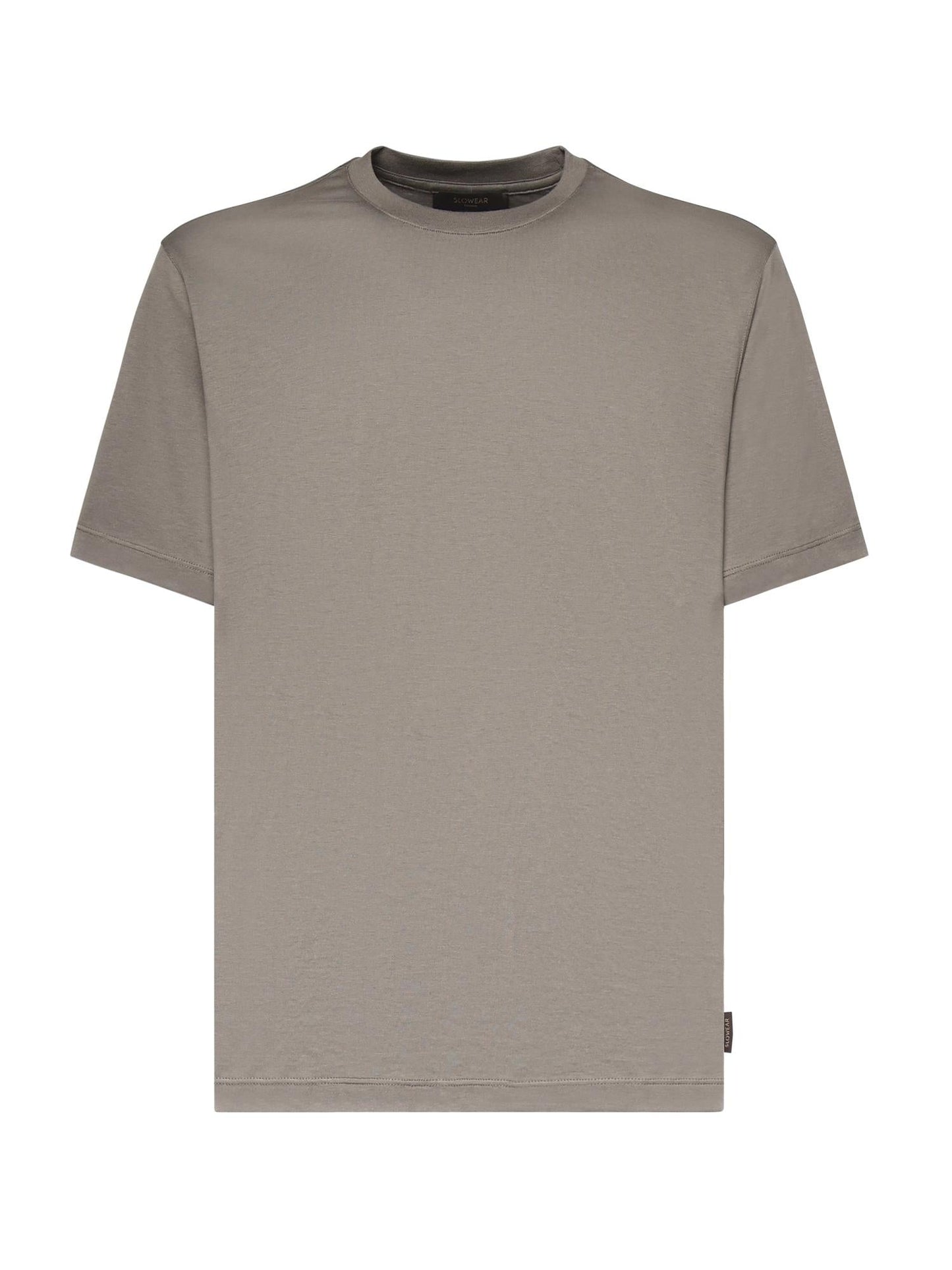 T-shirt in cotone e seta