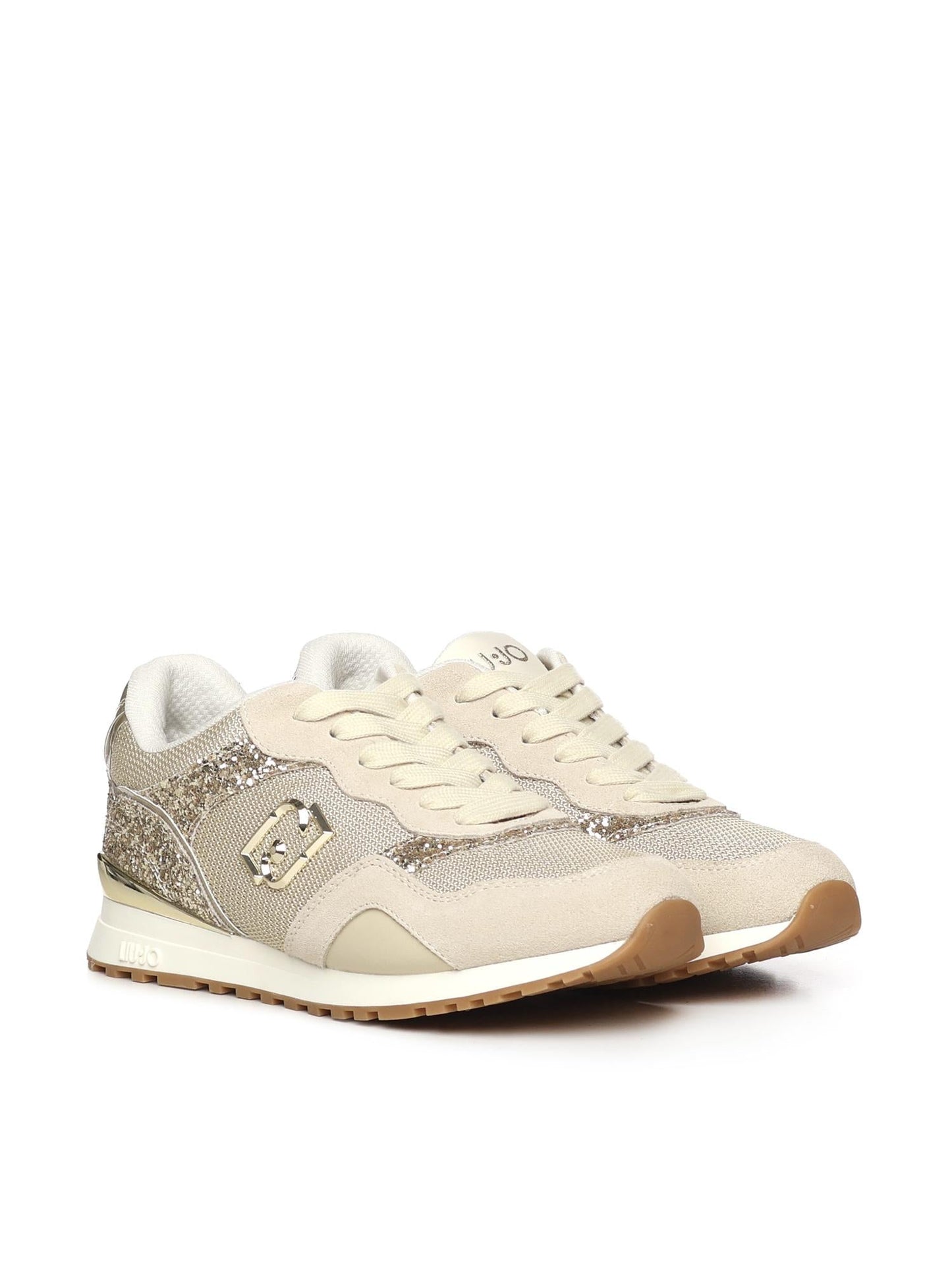 Sneakers glitter e mesh