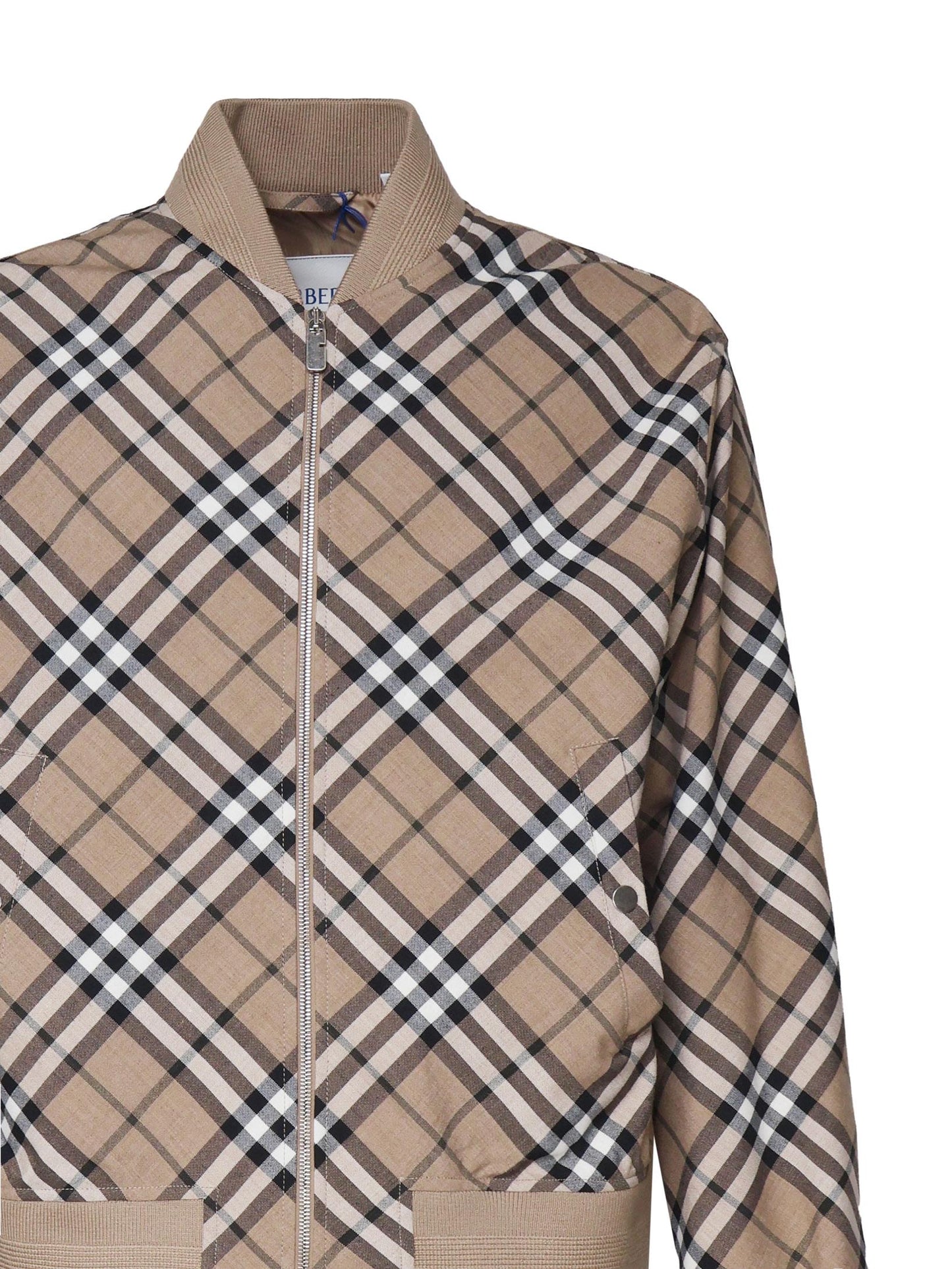Giacca Vintage check in misto lana vergine