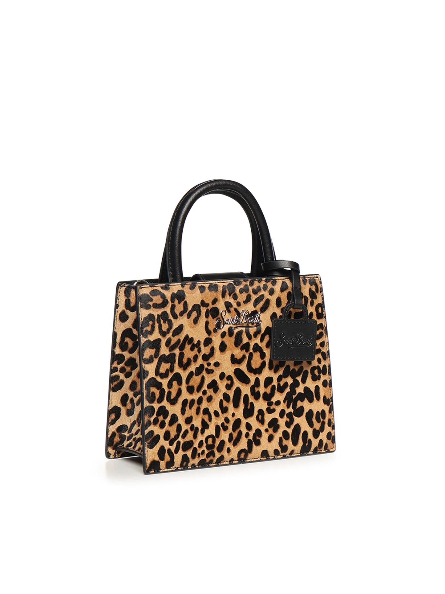 Borsa Shop Mini stampa leopardata
