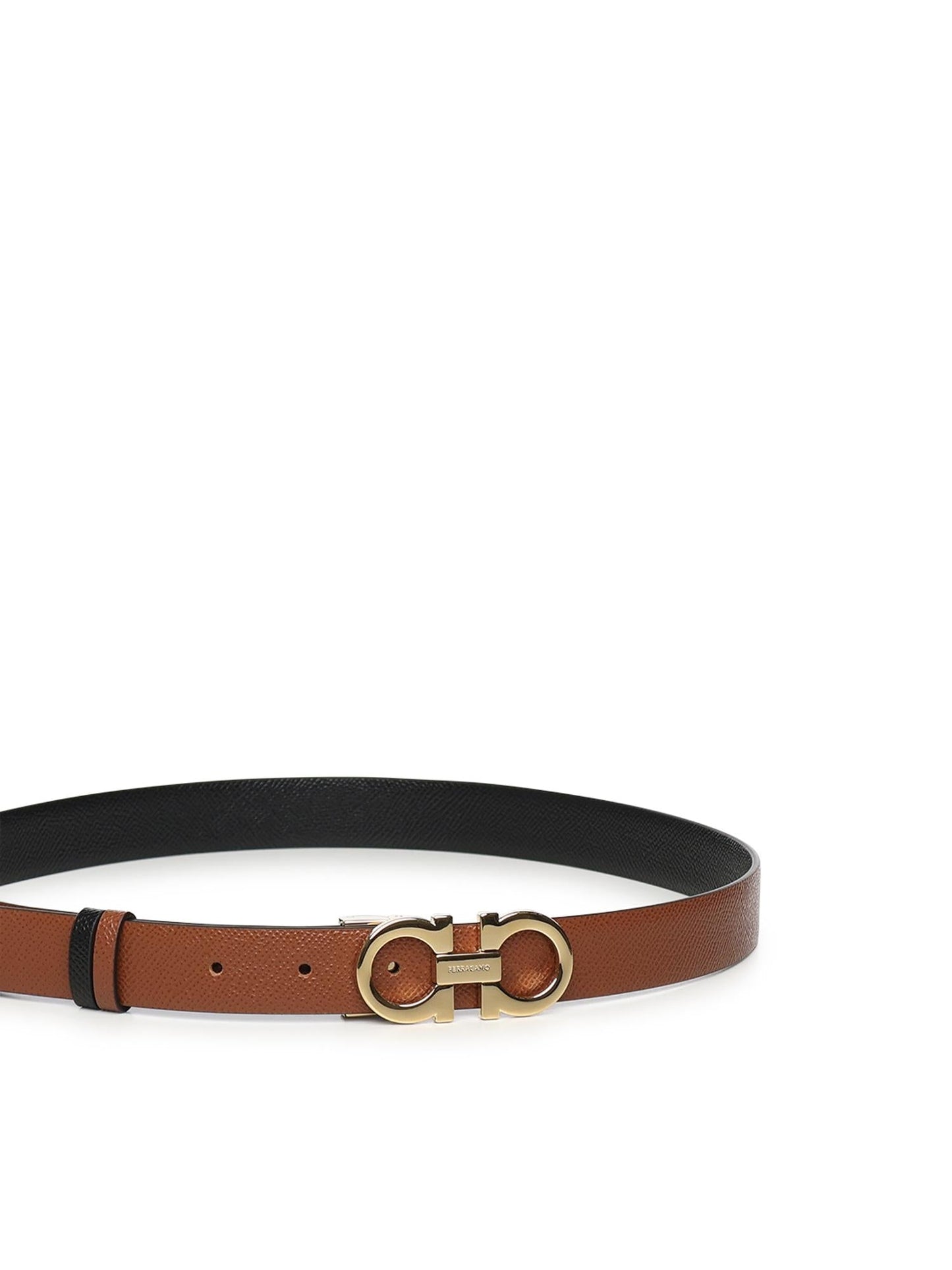 Cintura reversibile e regolabile Gancini