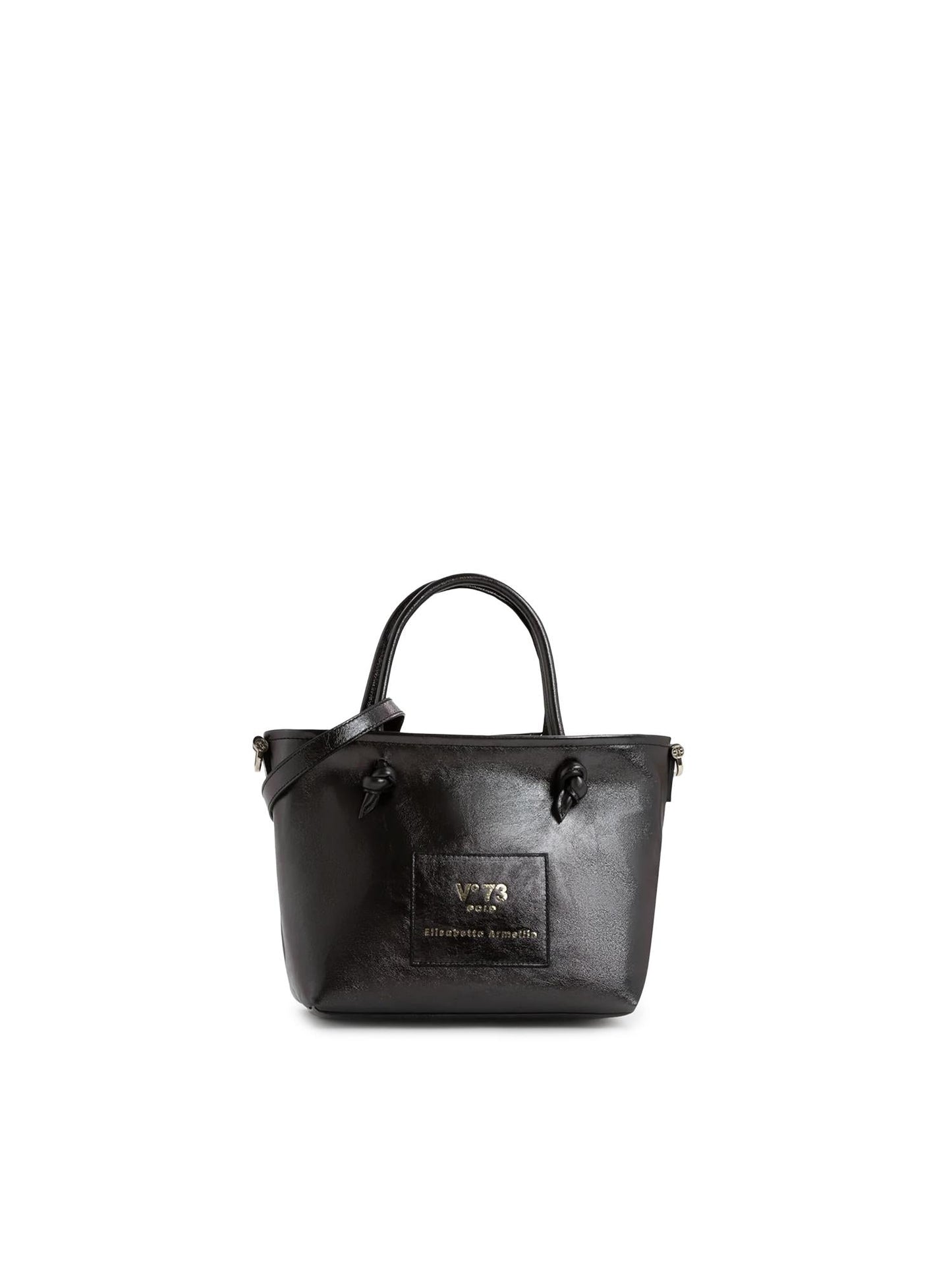 Mini bag in pelle con logo