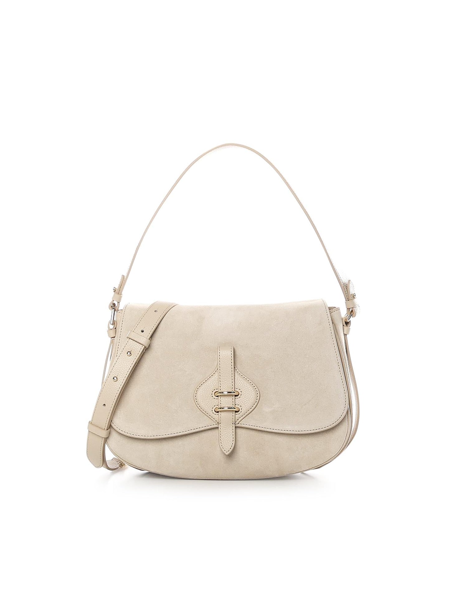 Borsa a spalla Mavery Large in suede