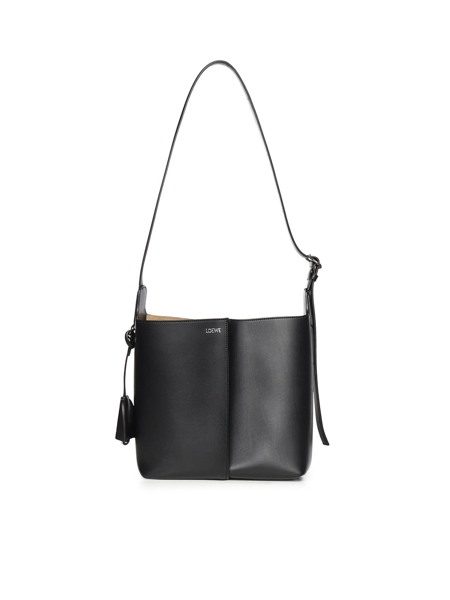 Borsa a secchiello Bilbao media in pelle