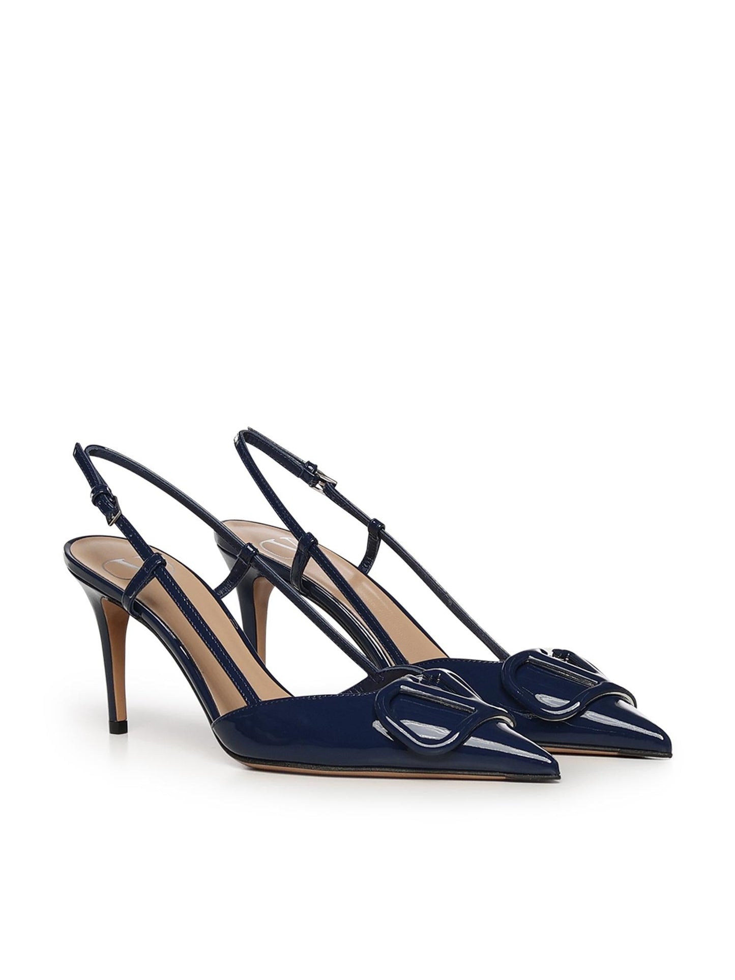 Décolleté slingback Vlogo Signature in vernice