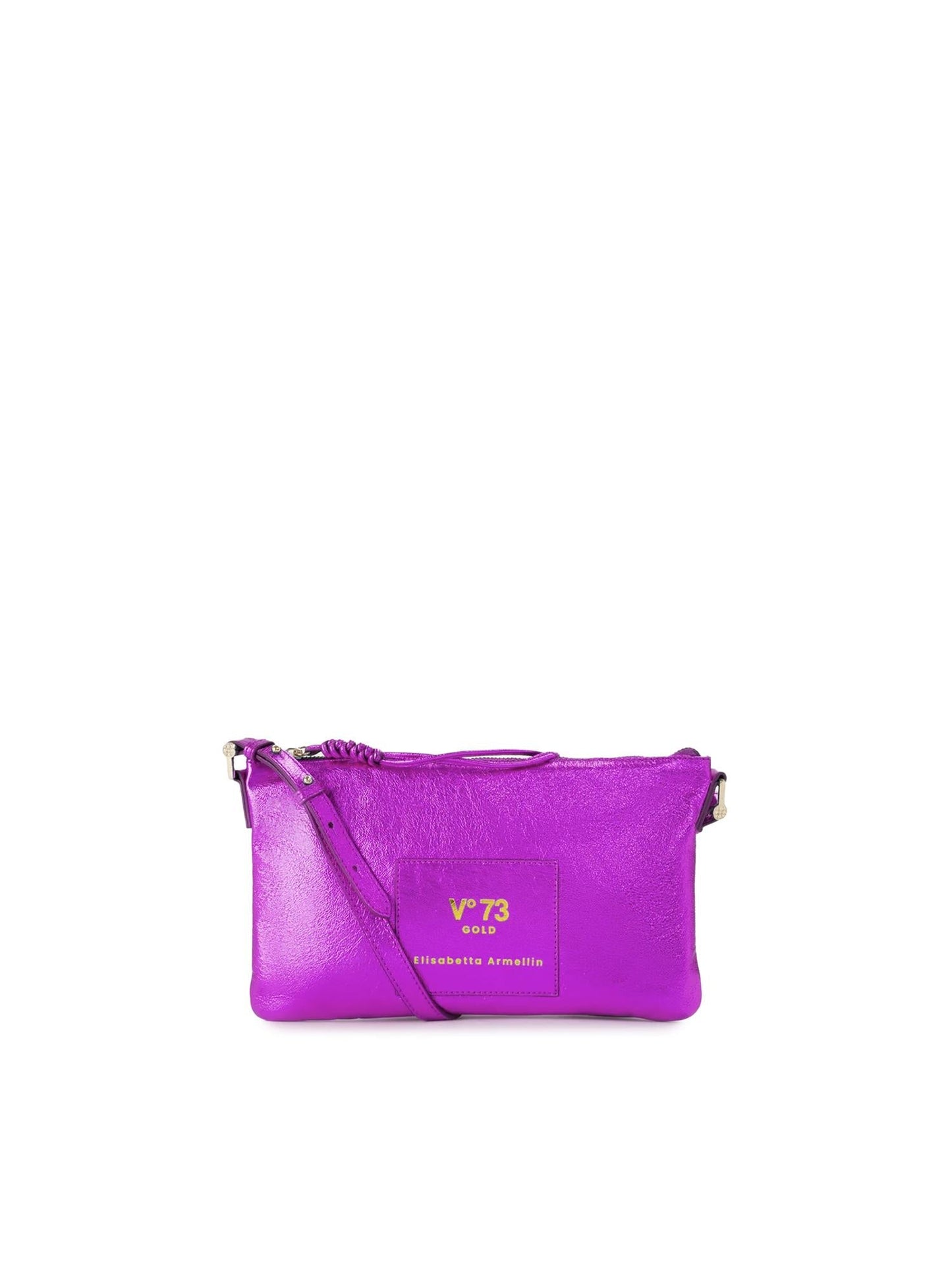 Borsa a tracolla in pelle con logo