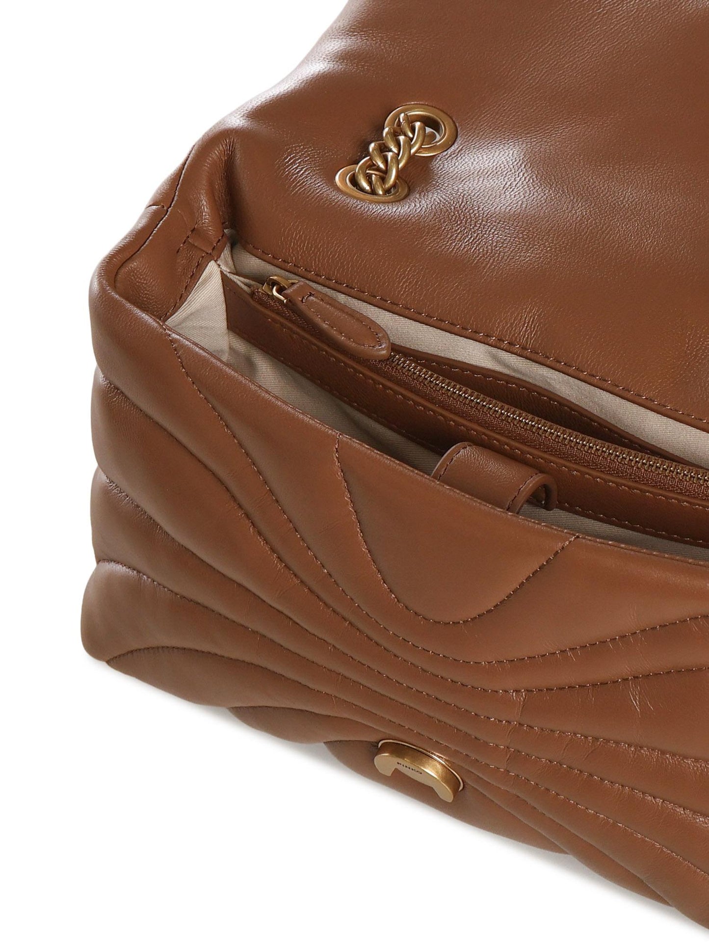 Borsa a tracolla grande Love Bag Puff trapunta farfalla