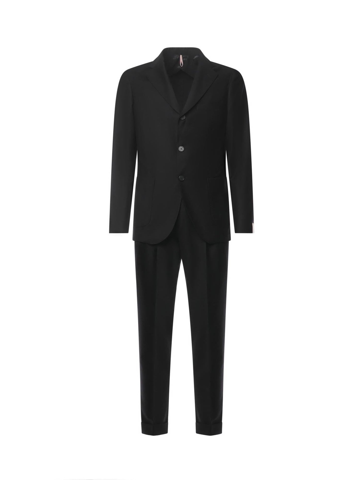 Abito monopetto in lana e cashmere