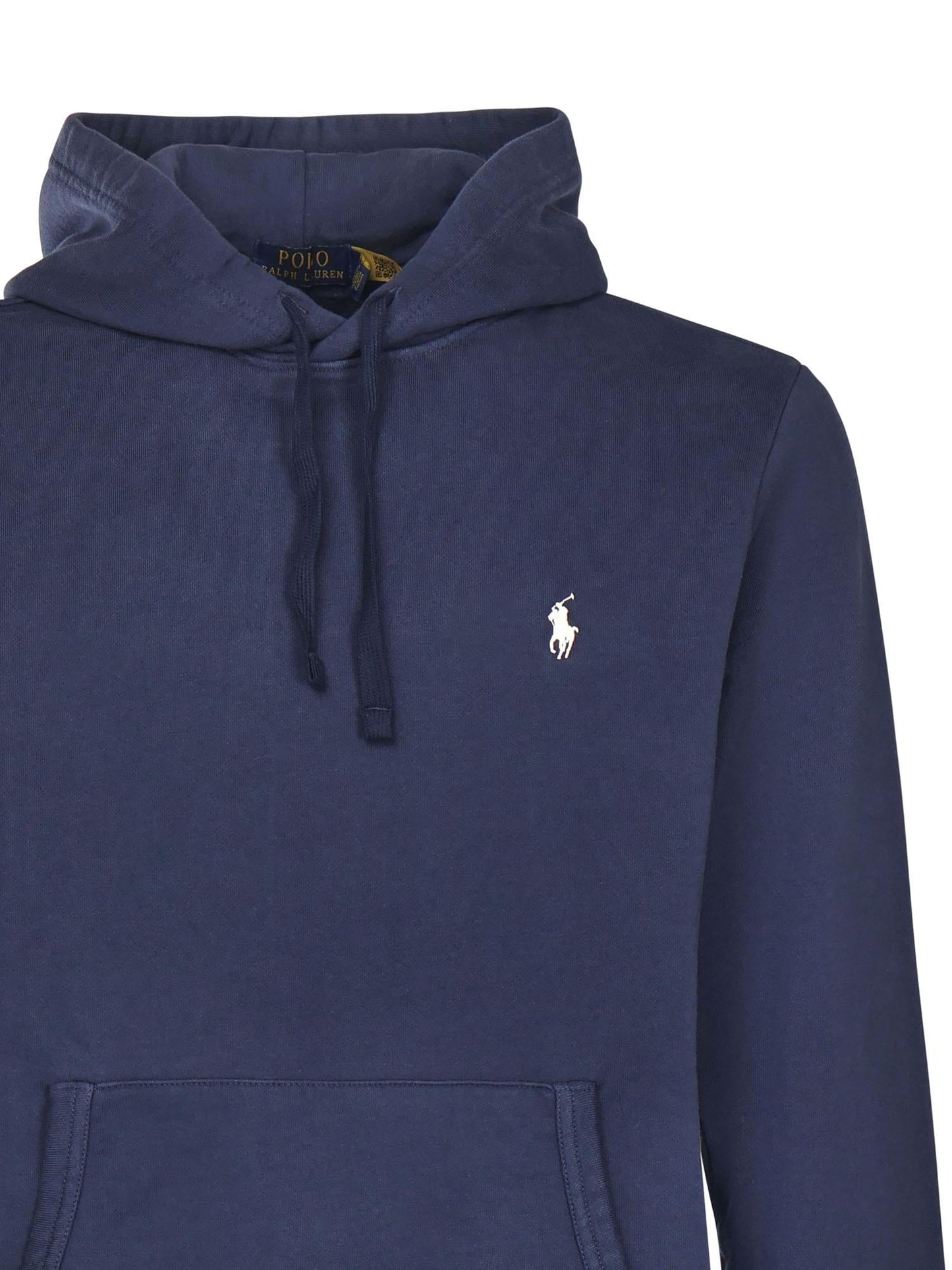 Felpa in cotone con logo