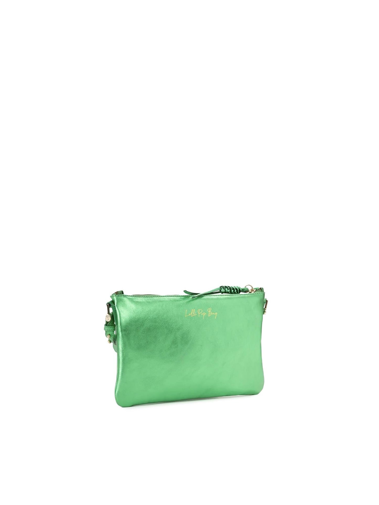 Borsa a tracolla in pelle con logo